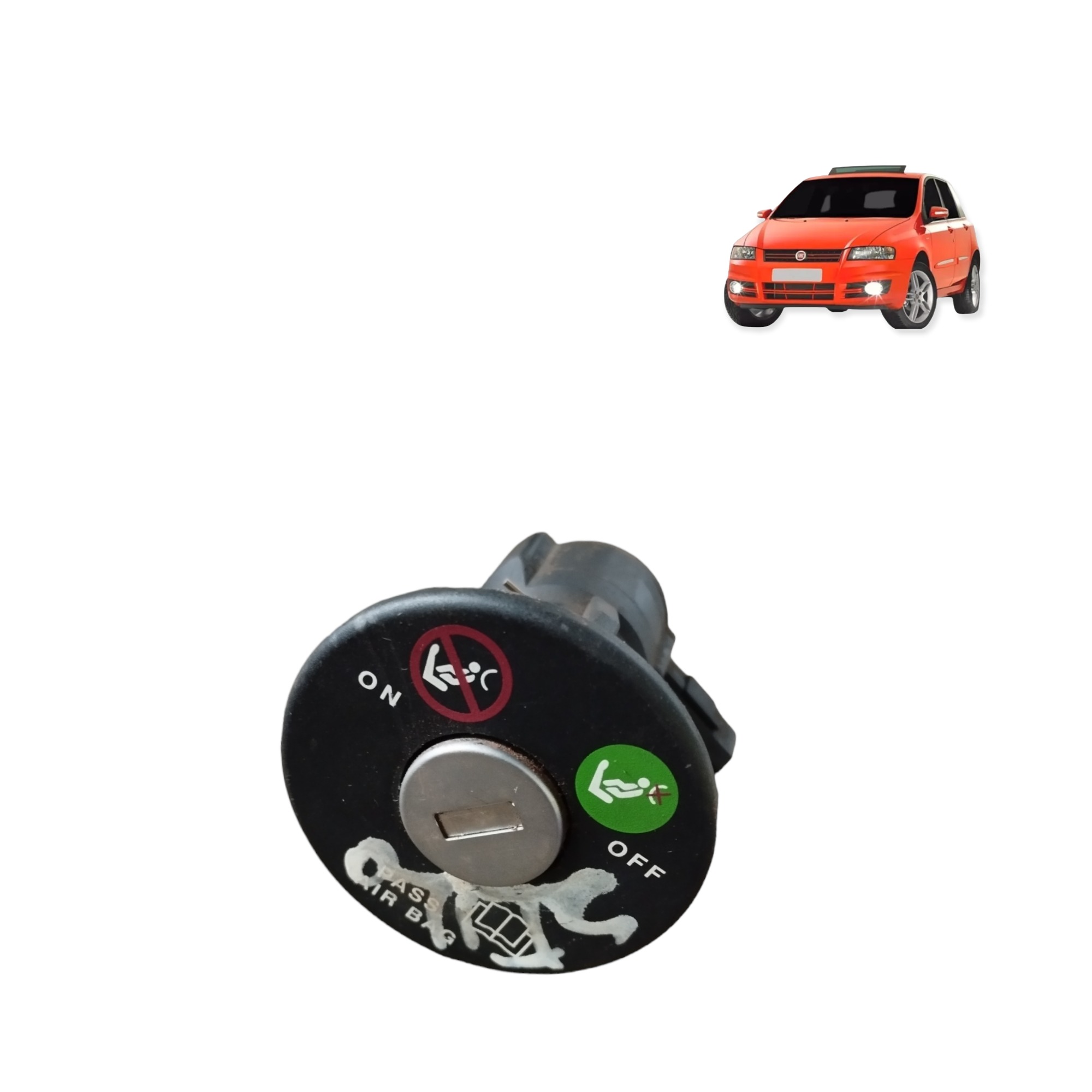 Botão chave airbag comando Stilo 1.8 Flex 2007 46480451