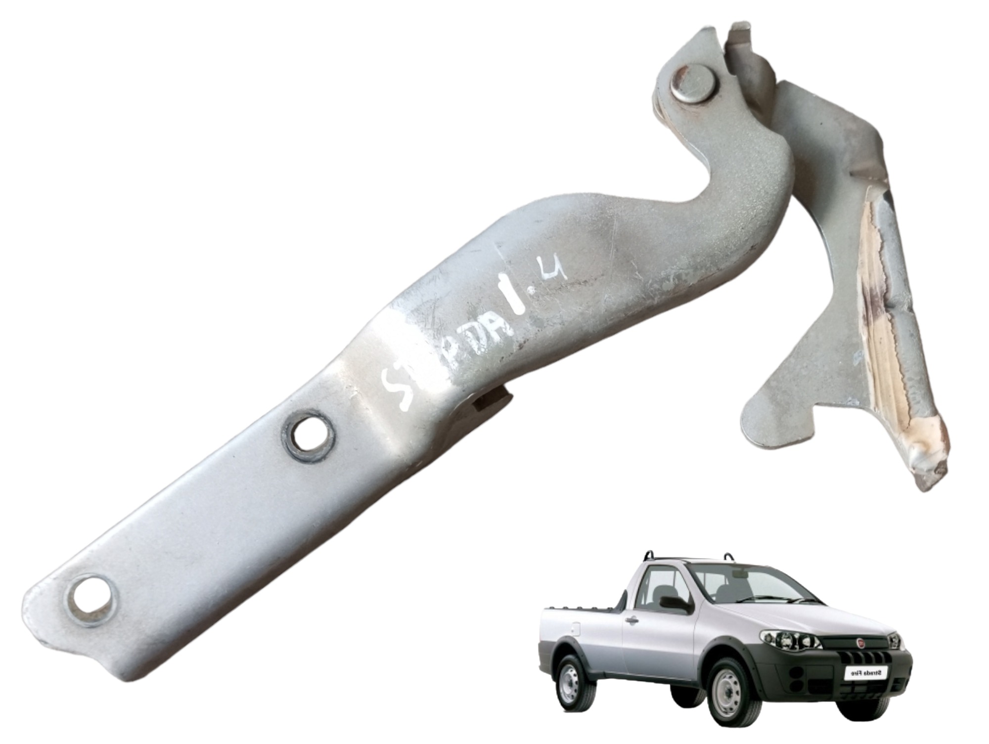 Dobradiça Esquerda Capô Fiat Strada 1.4 2008 A 2012 7799621