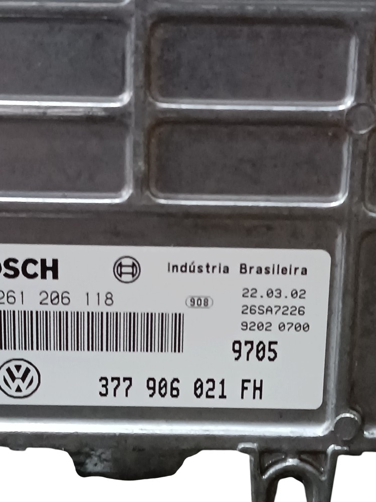 Módulo Injeção Gol 1.0 8v G3 G2 377906021fh 2000/2005 10