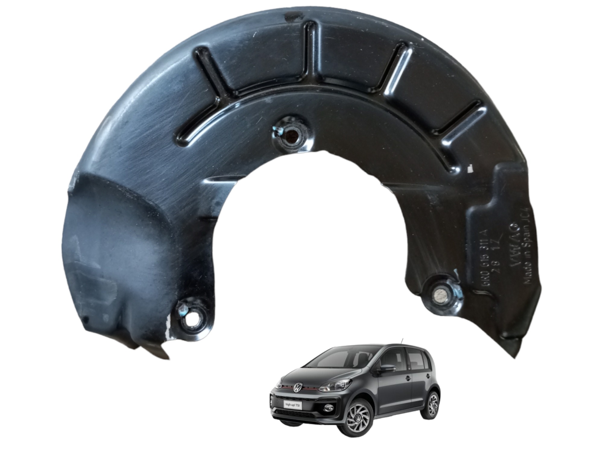 Defletor Espelho Disco Freio Esquerdo VW Up 2016 a 2020