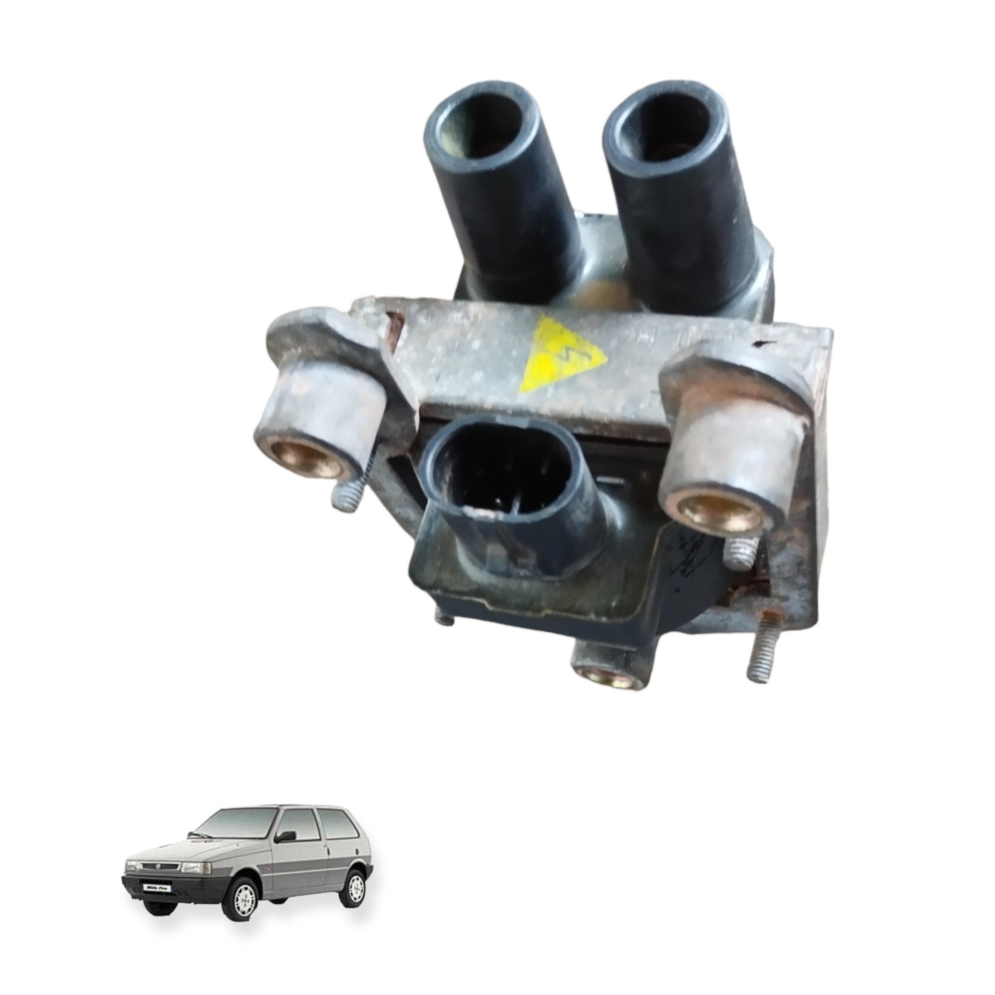 Bobina Ignição Fiat  Uno 1.0 Mille Fire 2000 2001 2002 2003