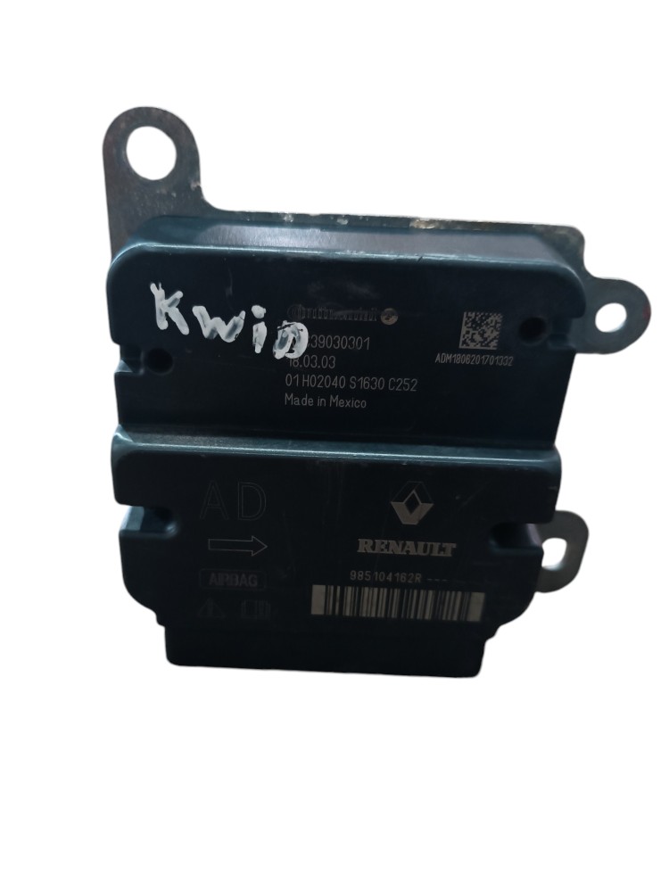 Módulo Central Airbag Renault Kwid 1.0 2017 2018 2019 2020 1