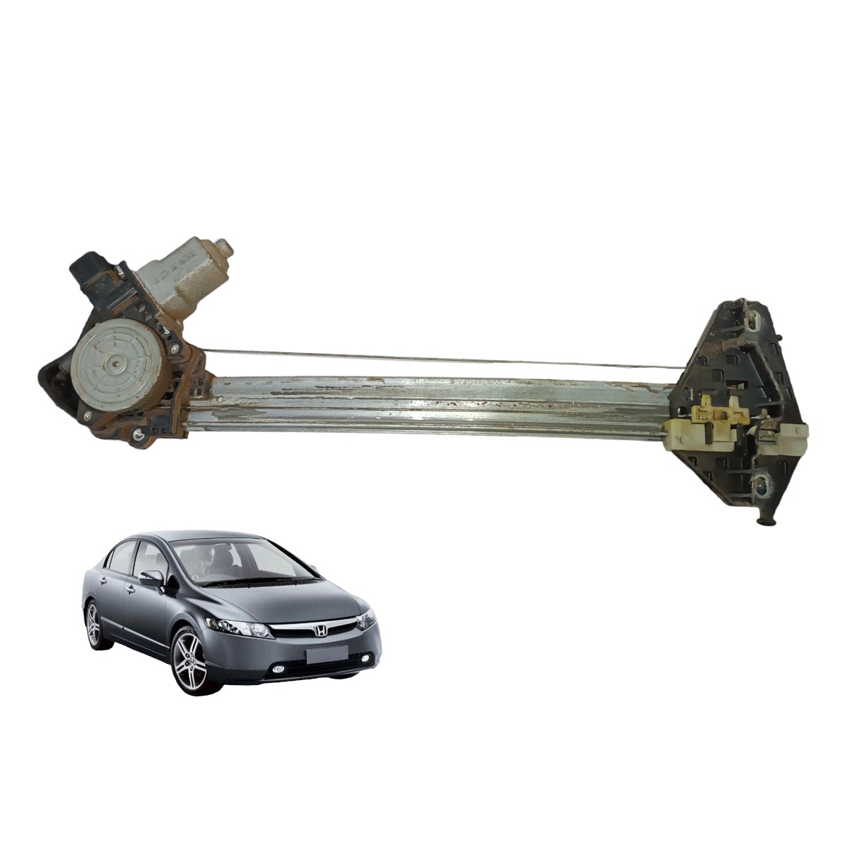 Máquina Vidro Elétrica Traseiro Esquerdo Civic 1.8 2008 2012 3