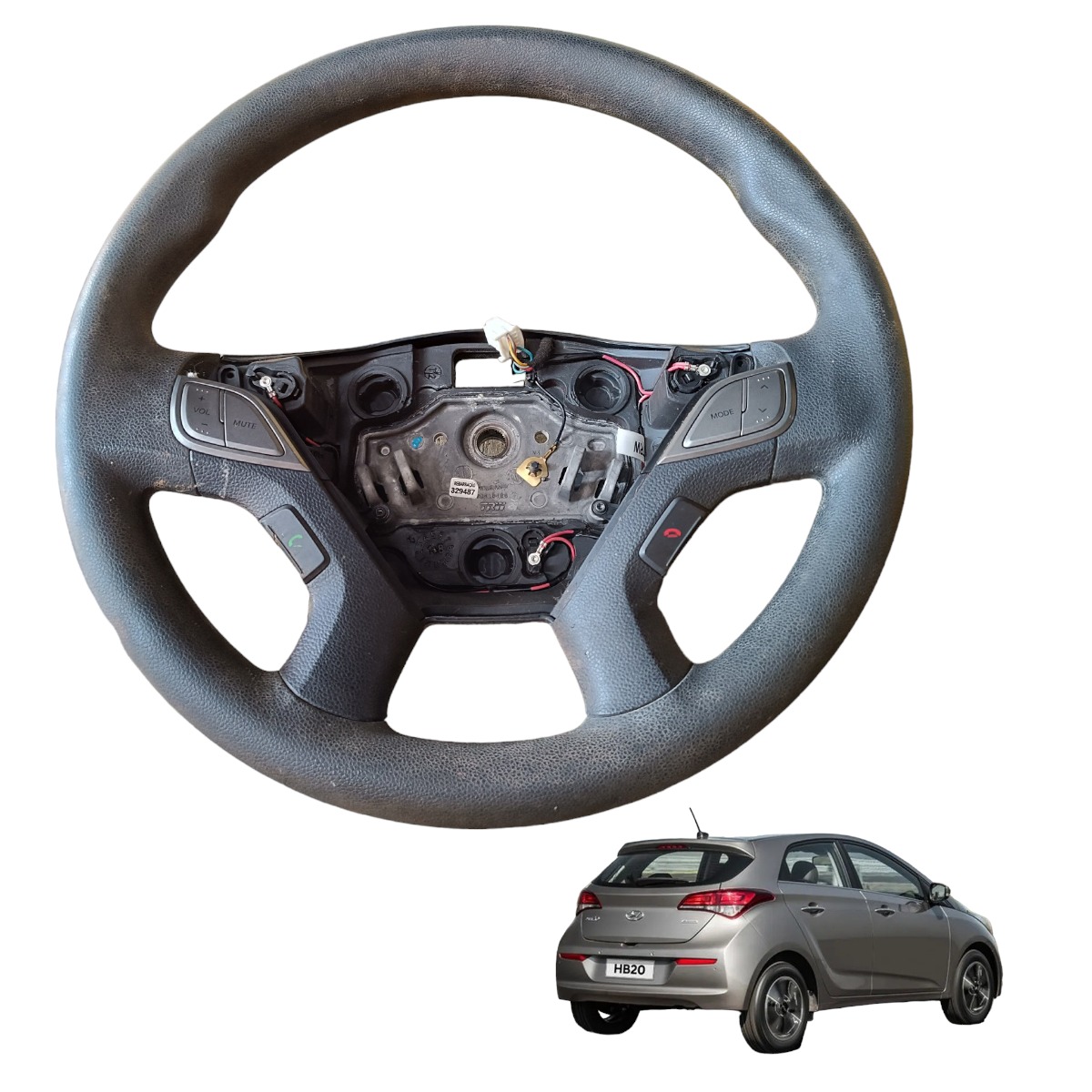 Volante Comando Hyundai Hb20 2016 2017 2018  2019 34118166