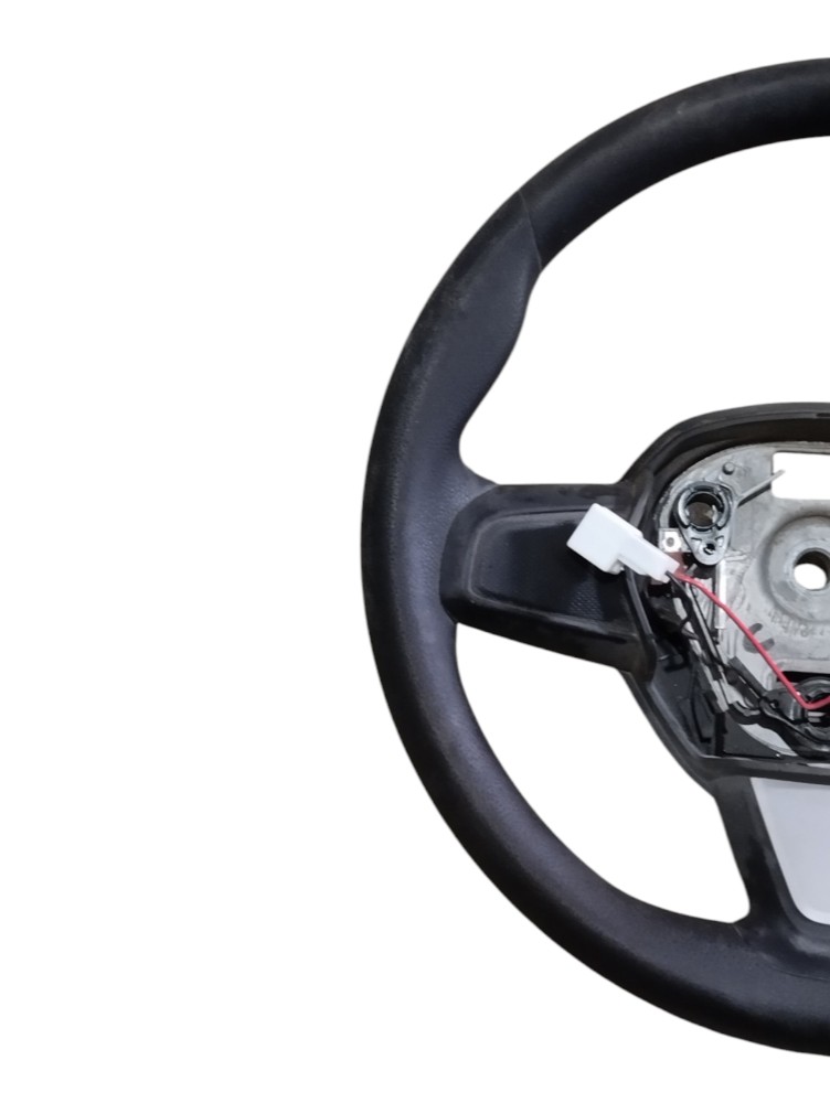 Volante Direção Renault Kwid 2019 2020 2021 2022 2023  Preto Cinza 3