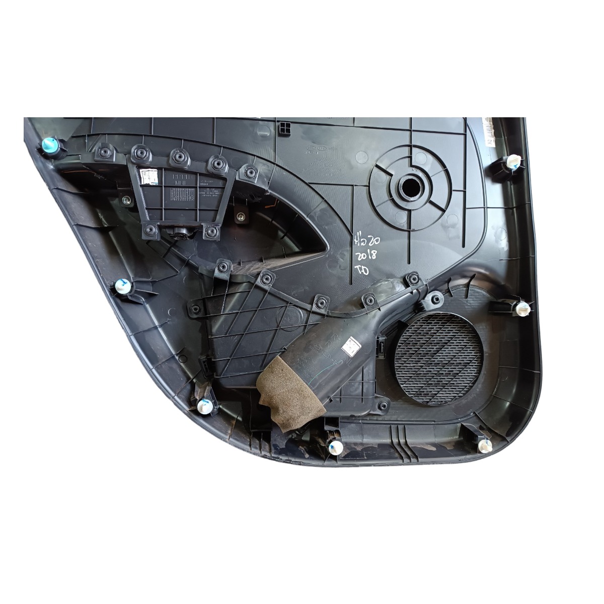 Forro Porta Traseira Direita Hb20 1.0 2016 2019  83320-1s000 Preto 5