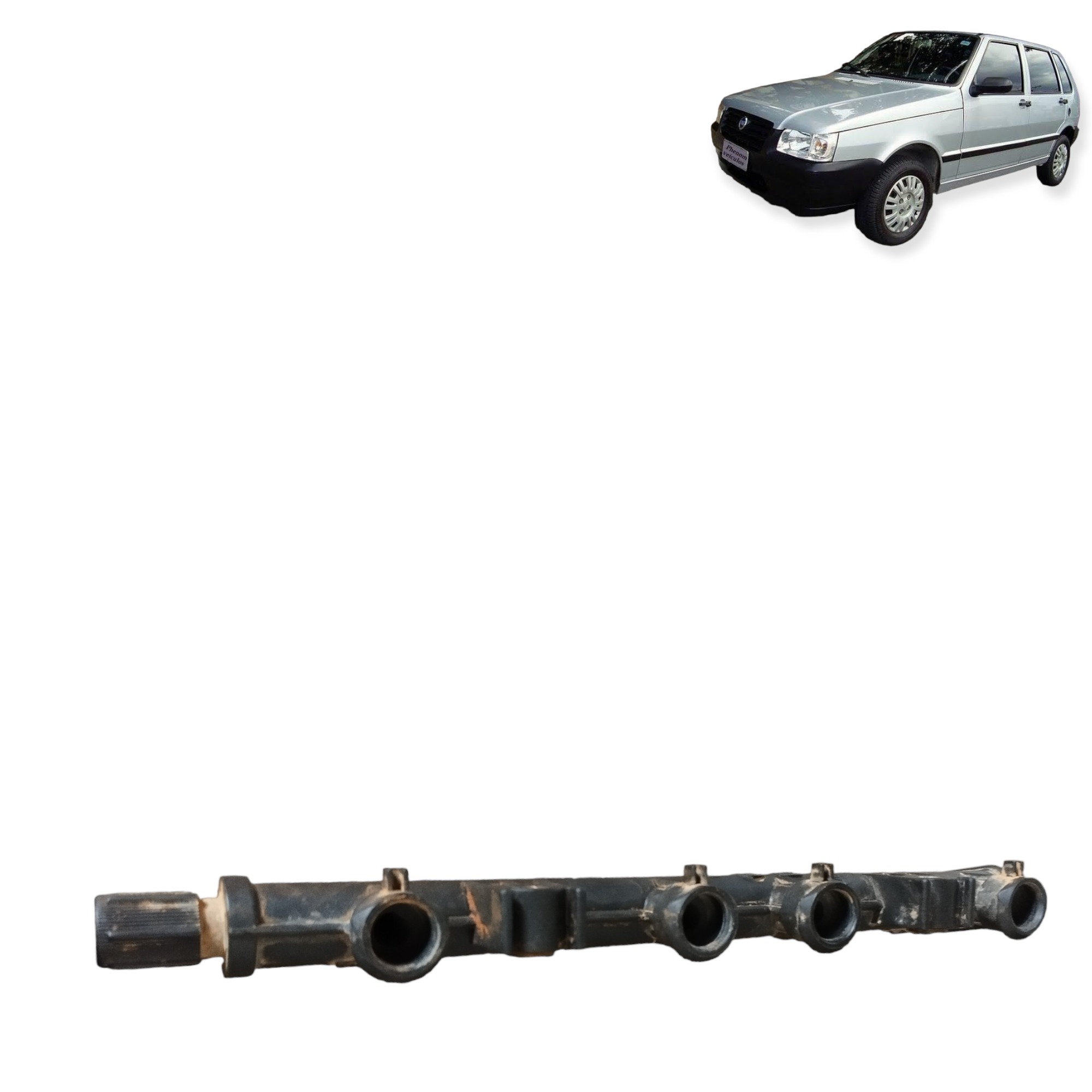 Flauta Do Uno 1.0 8 Válvulas Gasolina 2000 2001 2002 2003 06 1