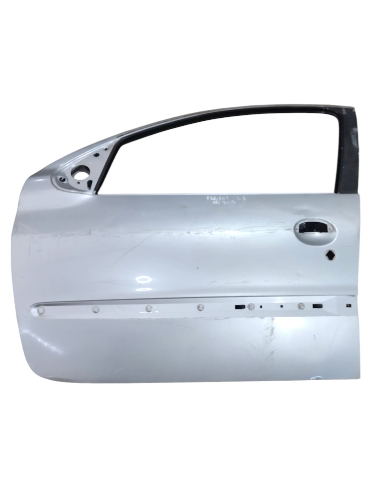 Porta Dianteira Esquerda Peugeot 207 2001 2002 2003 2004  Dianteira Esquerdo Prata 3