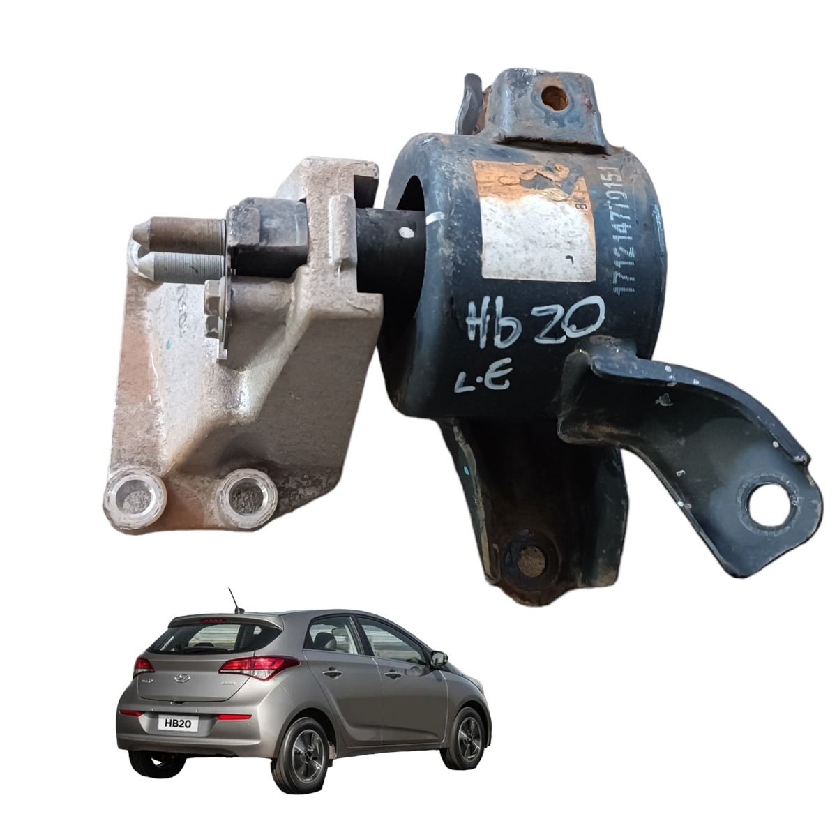 Coxim Superior Câmbio Hyundai Hb20 1.0 3cc 2016 2017 2018