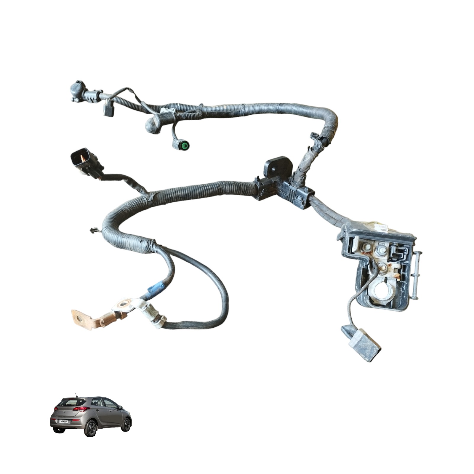 Chicote Polo Bateria Hyundai Hb20 1.0 3cc 2016 2017 2018