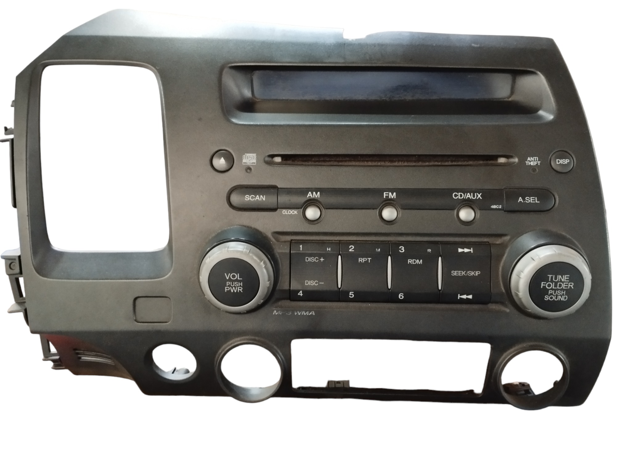 Radio Cd Player Honda Civic 1.8 Automático Gasolina 2007 10