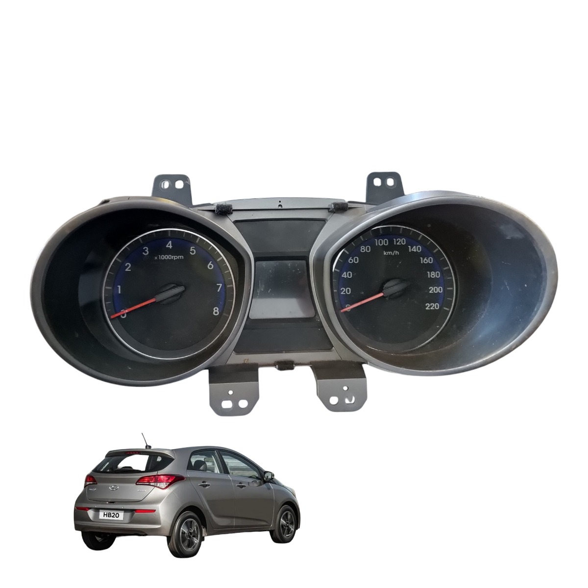 Painel Instrumentos Hyundai Hb20 1.0 2016 2019 A2c97980400 Preto 1