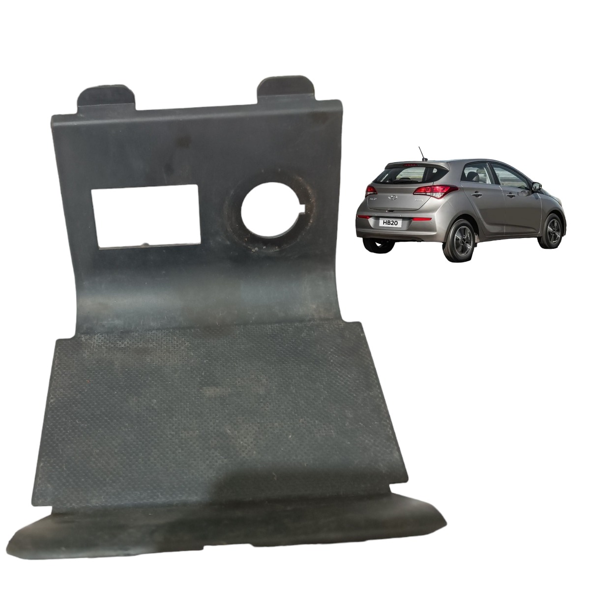 Moldura Acendedor Tomada Hyundai Hb20 1.0 2019 846201s2009pf Preto 1