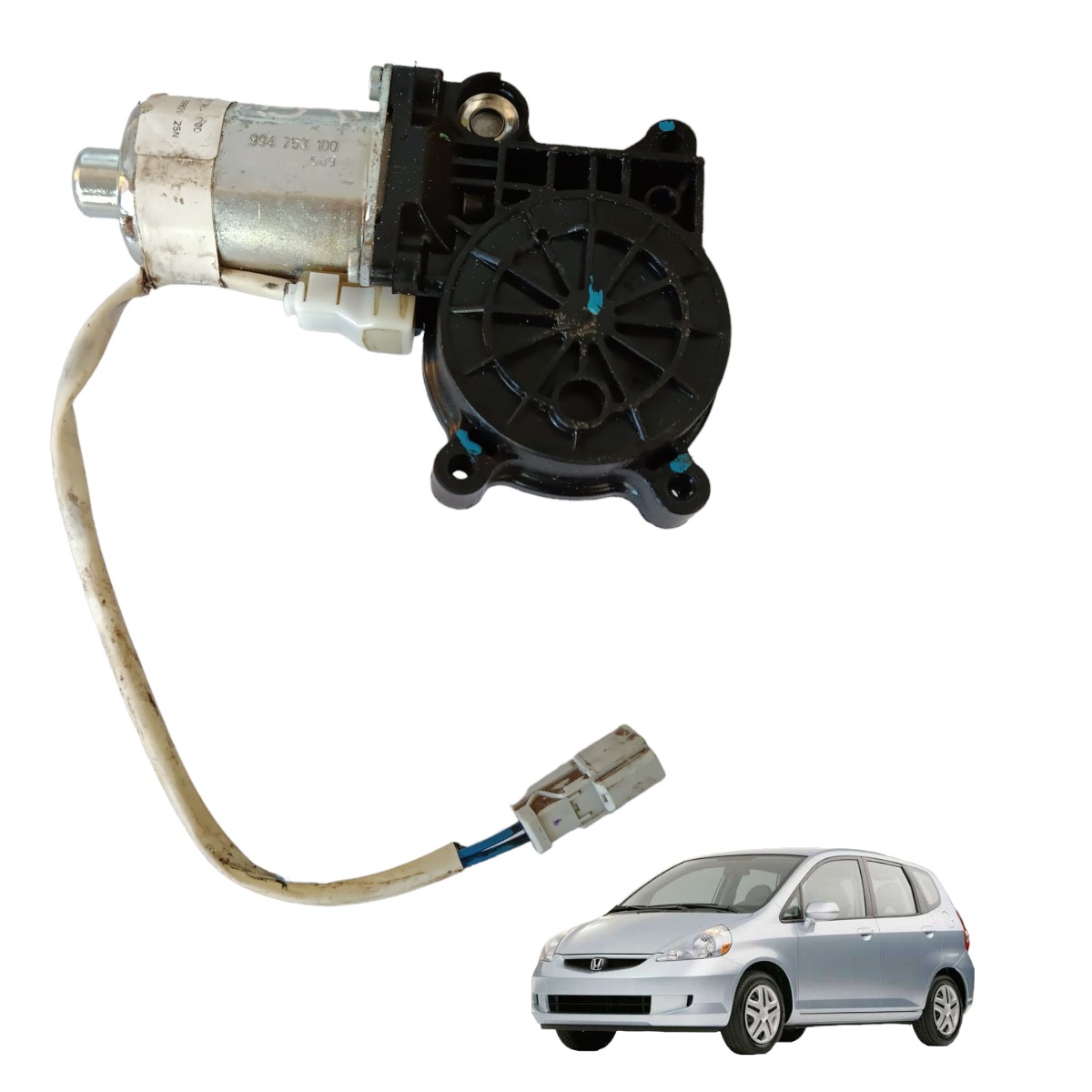 Motor Vidro Elétrico Traseiro Direito Honda Fit 2004 2008 1