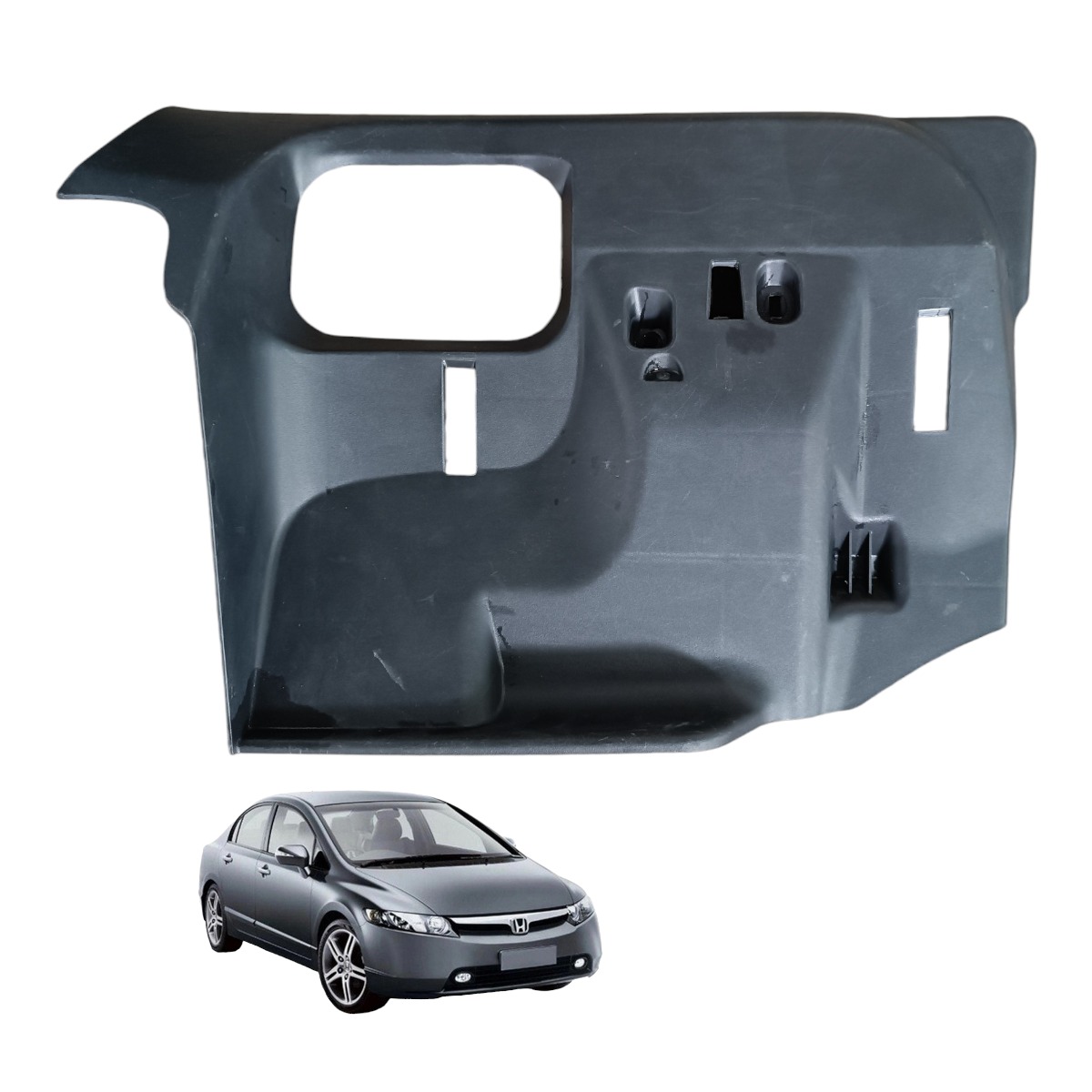 Moldura Inferior Painel Honda Civic 2008 2012 77345snjm00020 1