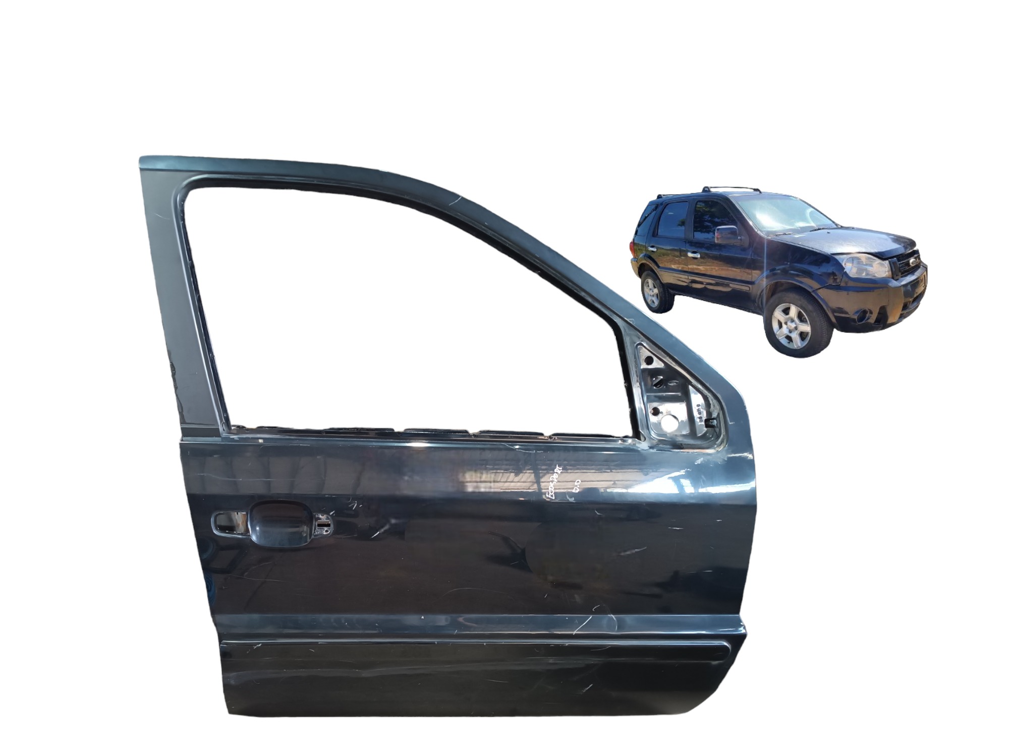 Porta Dianteira Direita Ford Ecosport 2.0 16v 2005 2006 2007 Dianteira Direita Preto 1