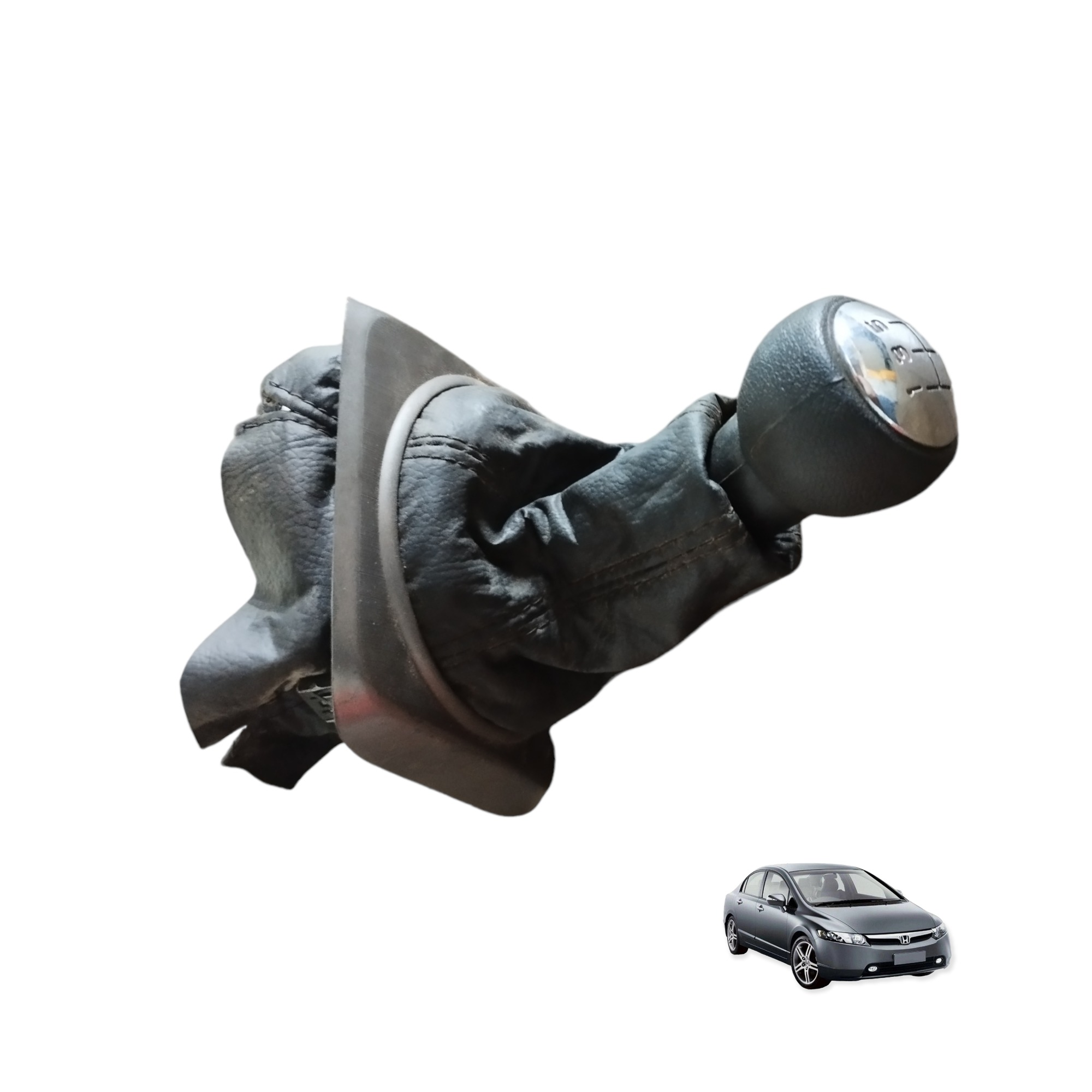 Coifa Manopla Cambio Automático Honda Civic 1.8 Gasolina