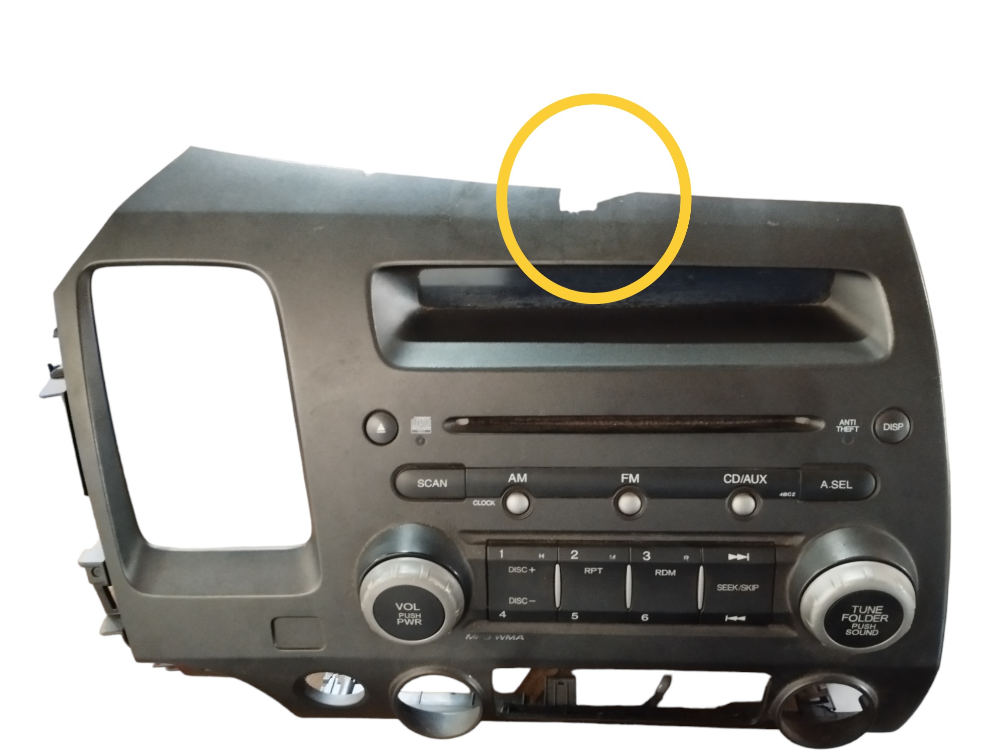 Radio Cd Player Honda Civic 1.8 Automático Gasolina 2007 5