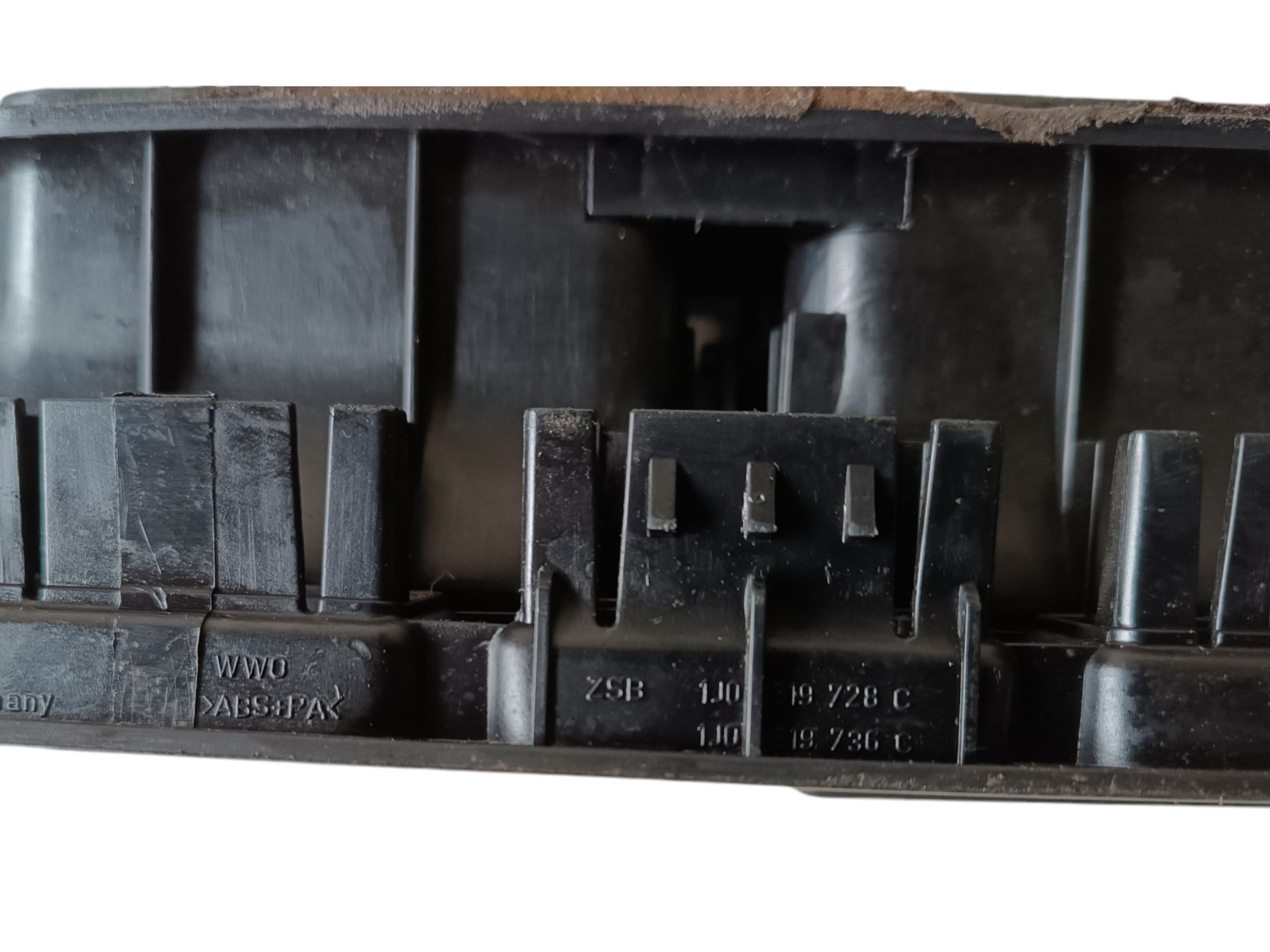 Difusor Central Ar Moldura Vw Golf 1j0819728 2002 2003 2004 6