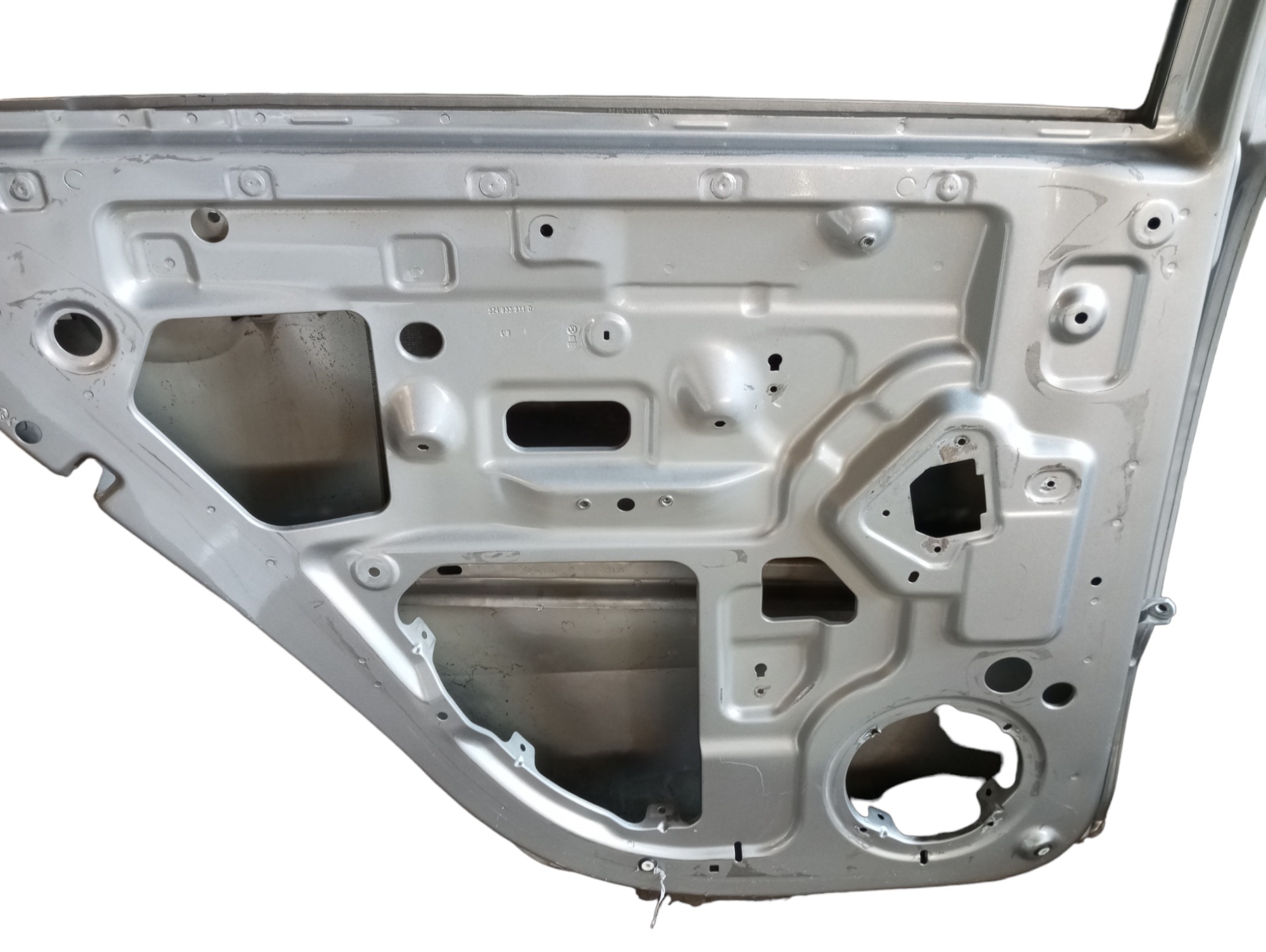 Porta Traseira Esquerda Vw Fox Msi 1.6 2015 A 2017 5z4833055 Cinza Traseira Esquerdo 3