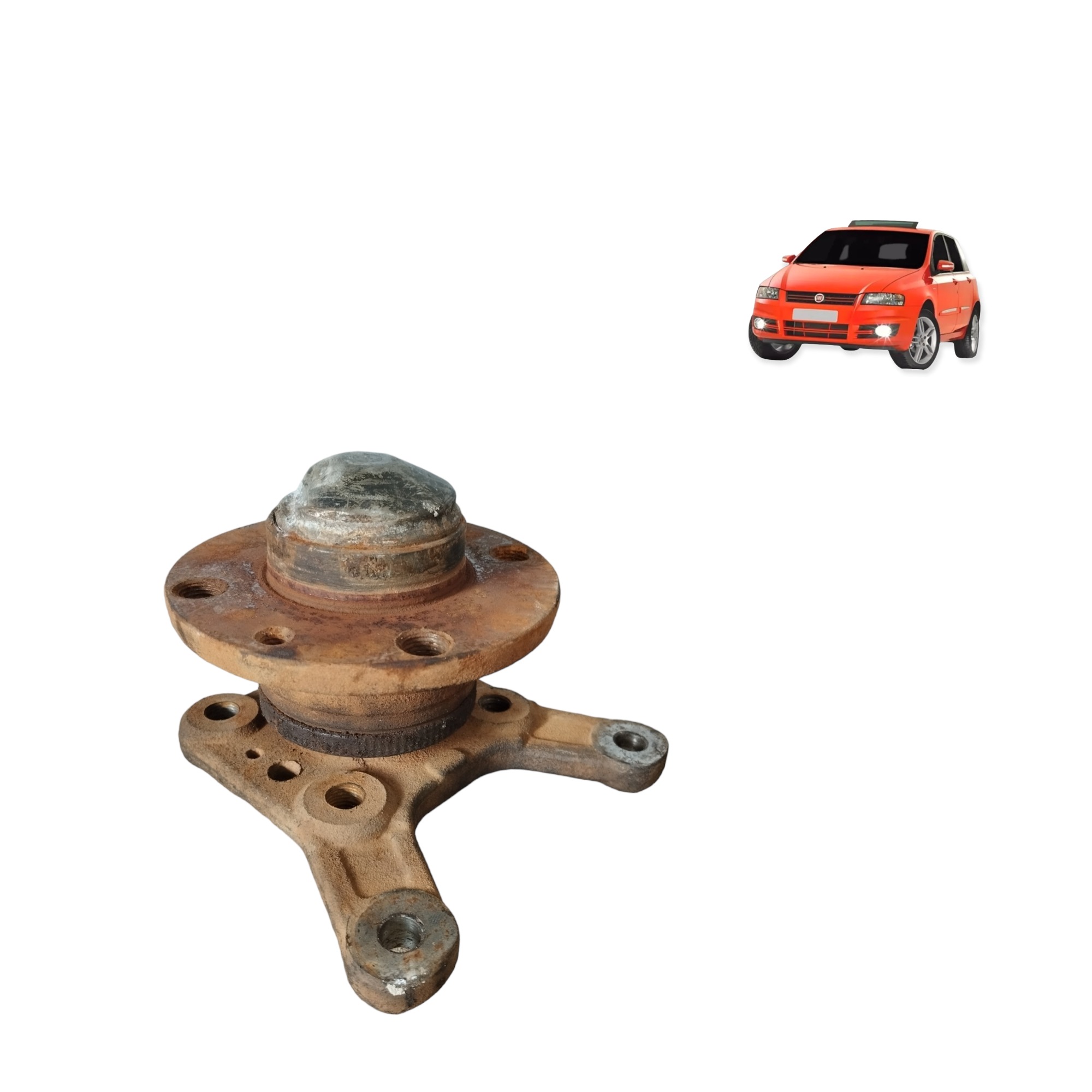 Cubo Roda Traseira Direita Stilo 1.8 Flex 2007 2008 2009