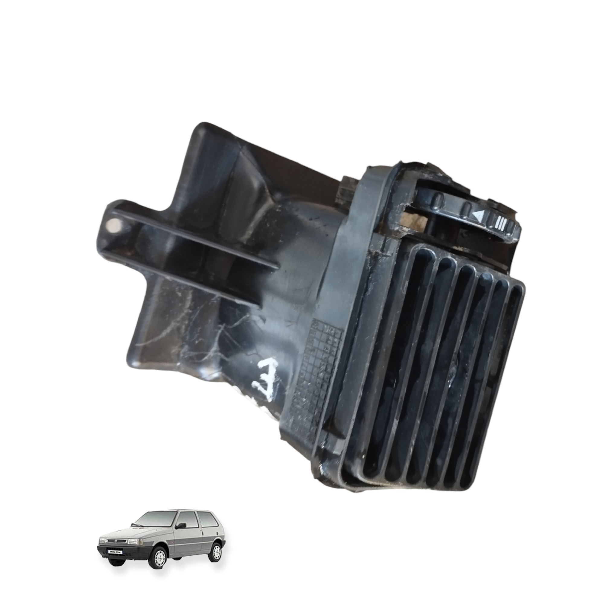Moldura Difussor Ar Dianteiro Esquerdo Fiat Uno 1.0 26519333 1