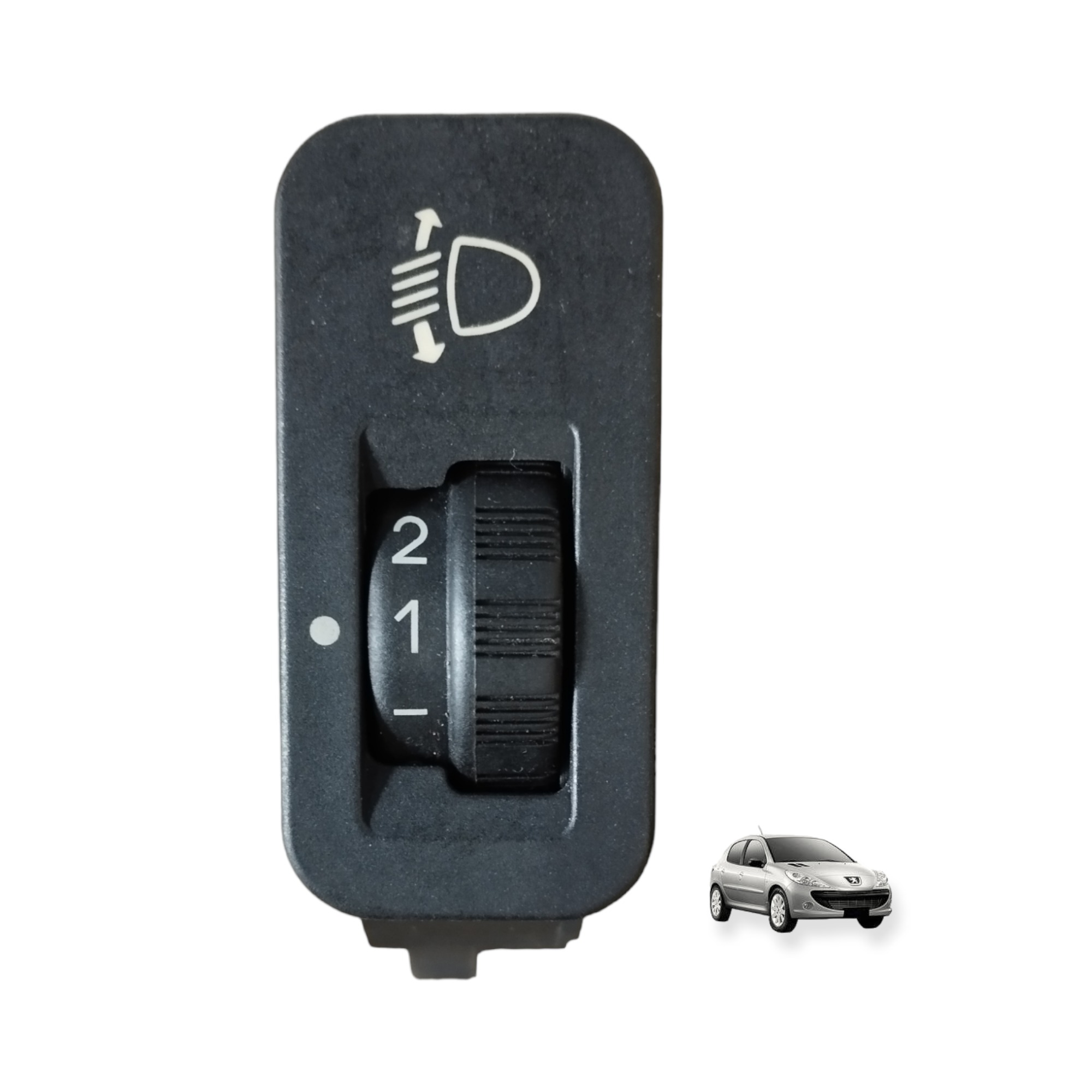 Moldura Botão Regulagem Farol Peugeot 206 1.4 8v 2000 2001 1