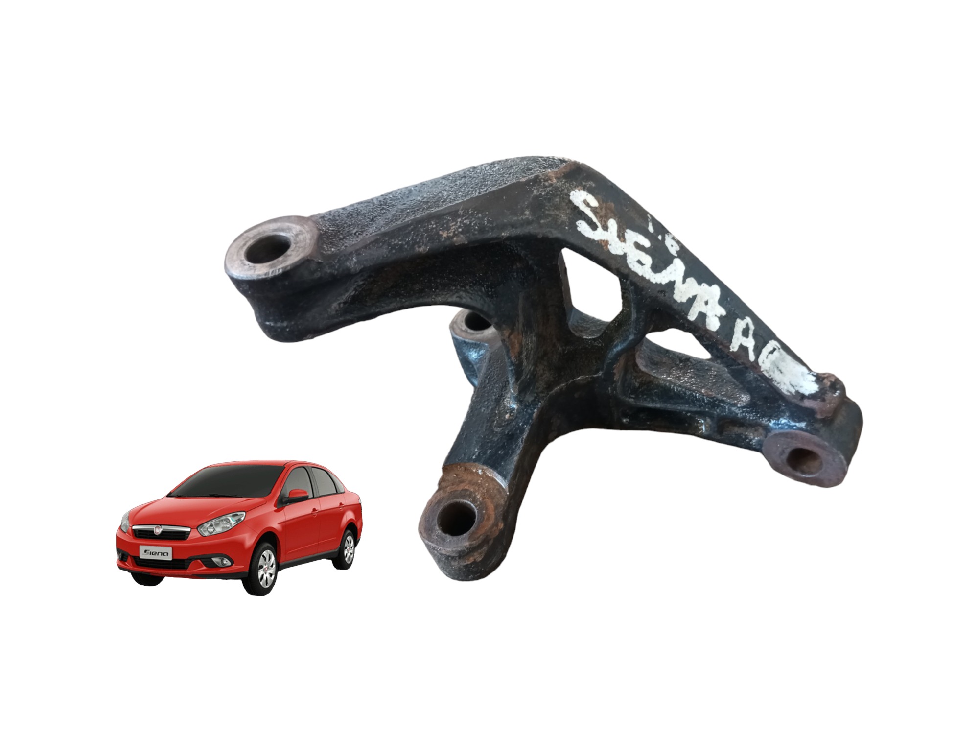 Suporte Coxim Câmbio Traseiro Fiat Siena 1.4 2008 2009 2010 1