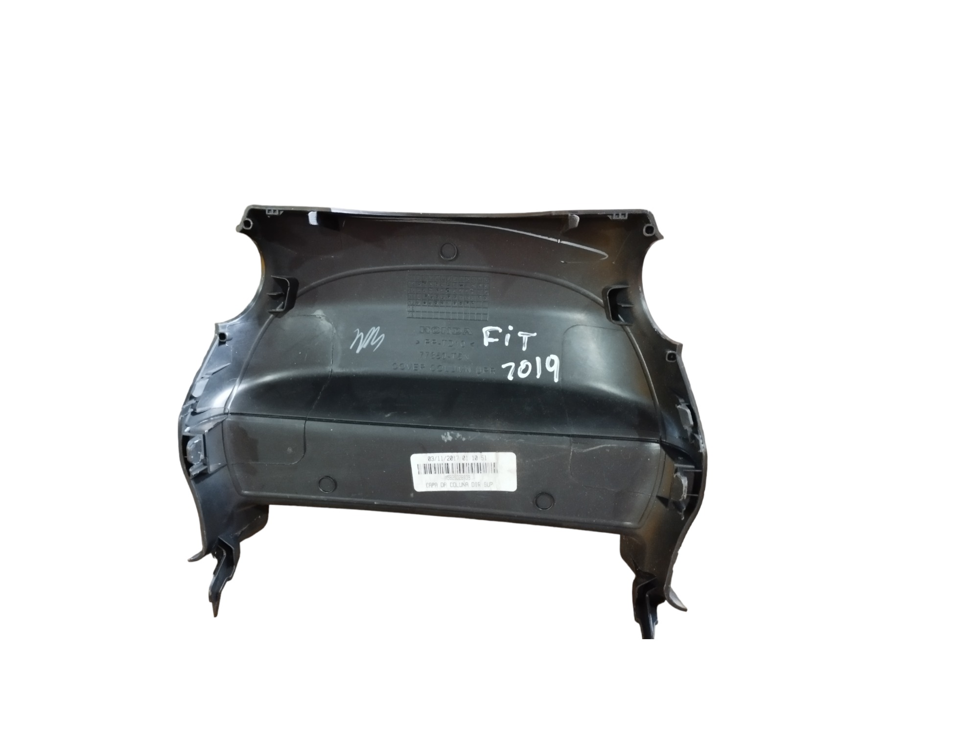 Moldura Superior Coluna Direção Honda Fit 1.5 2014 2015 2016 2