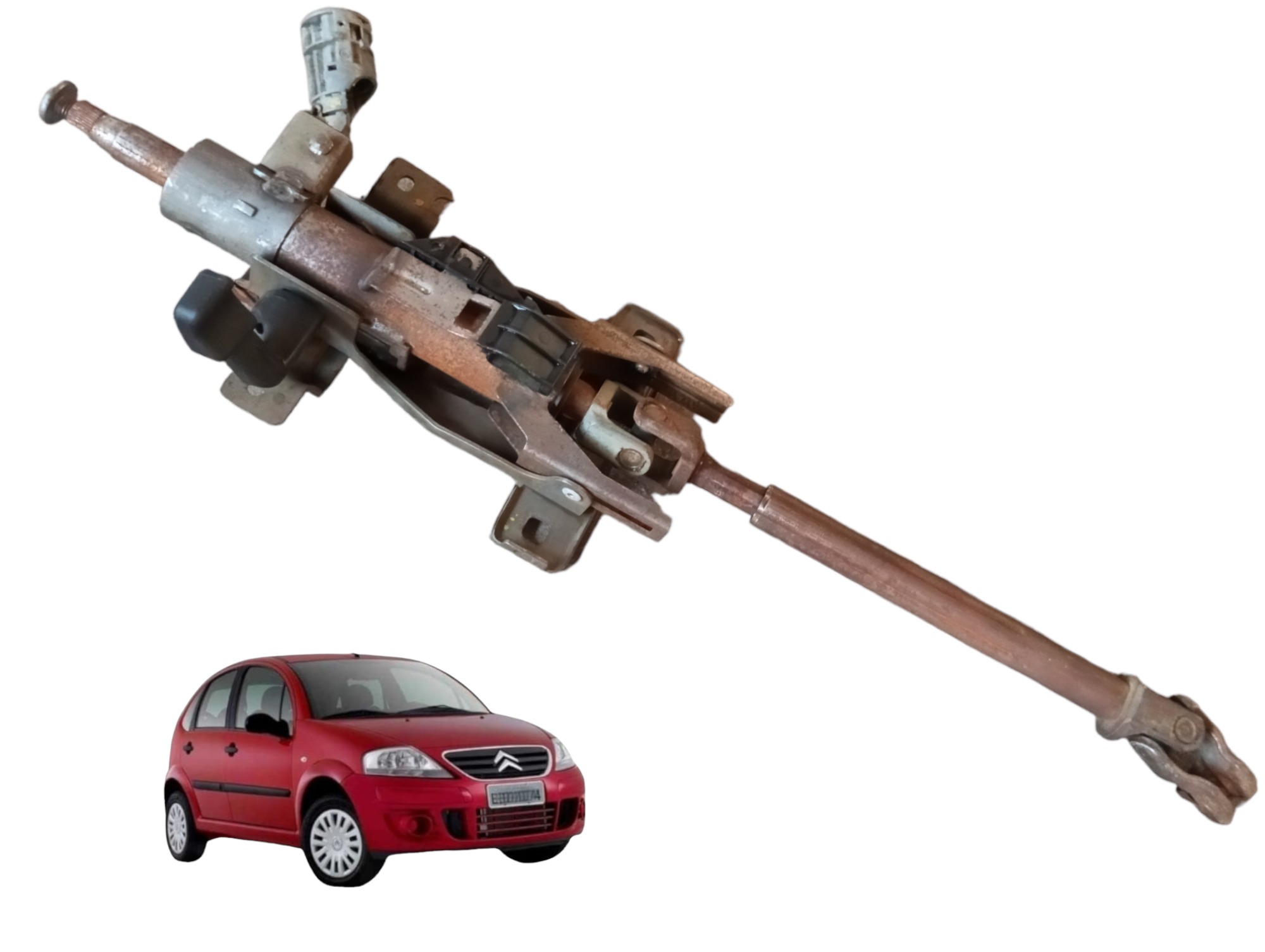 Coluna Direção Citroen C3 1.4 Flex 2008 2009 2010 9677283580