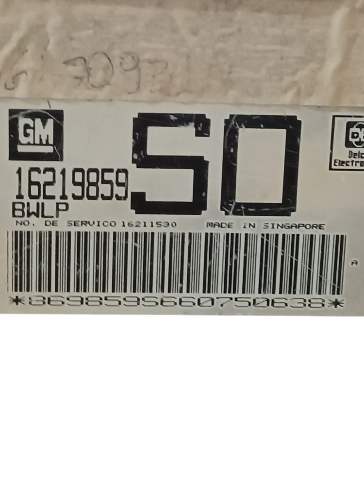 Módulo Injeção Gm Corsa 1.0 Wind 8v 16219859 1996 1998 10