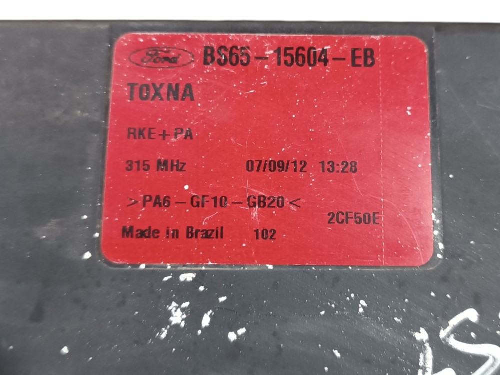 Modulo Conforto Ford Fiesta 1.6 Bs6515604eb 2006 2007 2008 6
