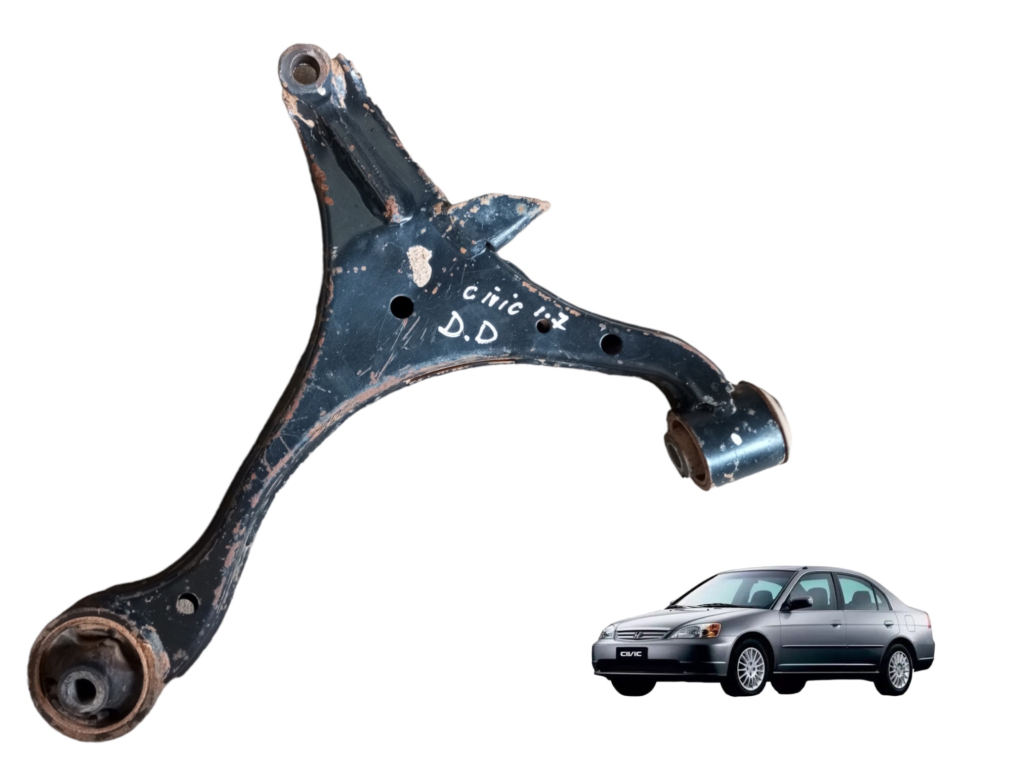Bandeja Suspensão Honda Civic 1.7 2001 2002 2003 2004 2005