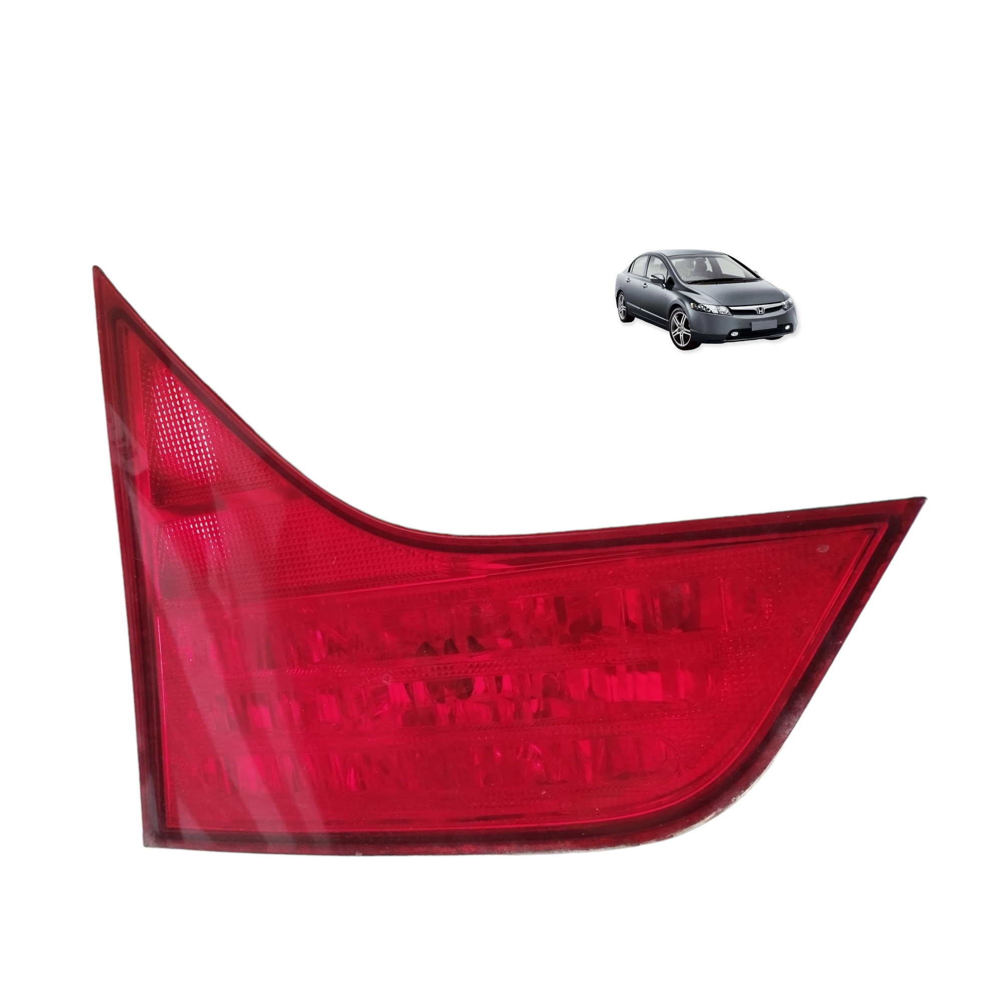 Lanterna Tampa Traseira Direita New Civic 1.8 6129941 2007 Direito/passageiro Vermelho 1