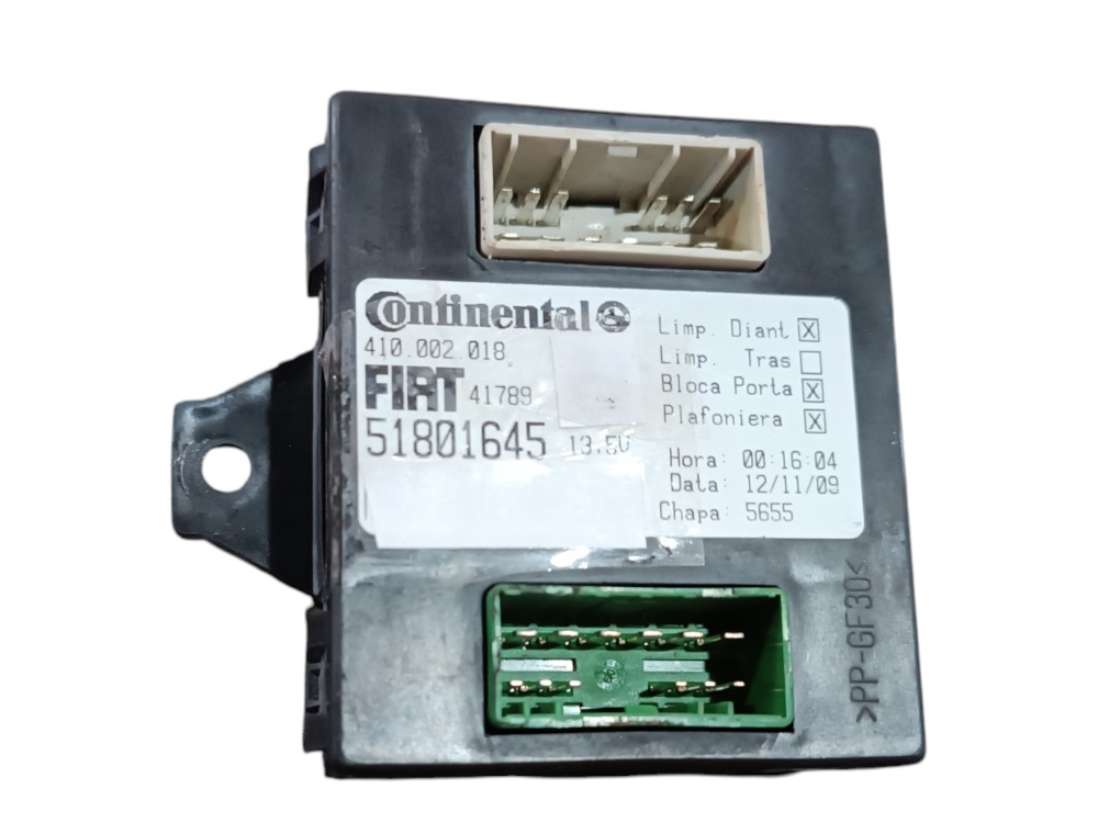 Módulo Limpador Parabrisa Fiat Siena 51801645 2009 10 11 12 1