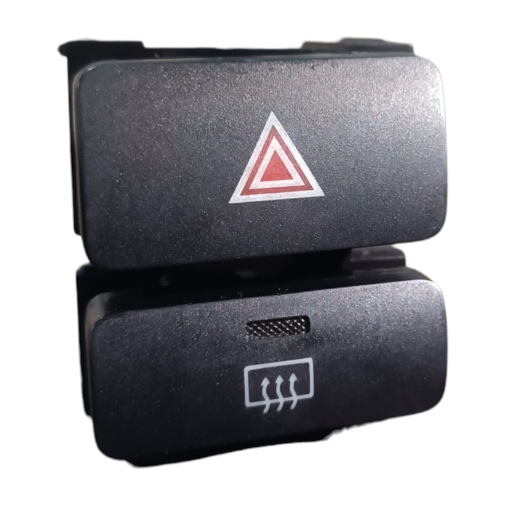 Botão Pisca Alerta Desembaçador Toyota Corolla 2003 153815 Preta 1