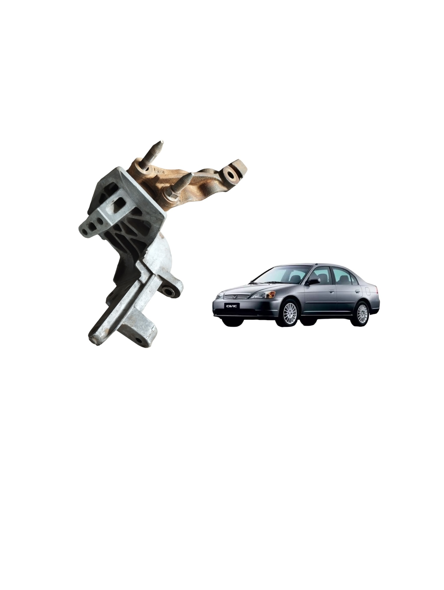 Suporte Coxim Alternador Honda Civic 2001 2006 11910plc010 1