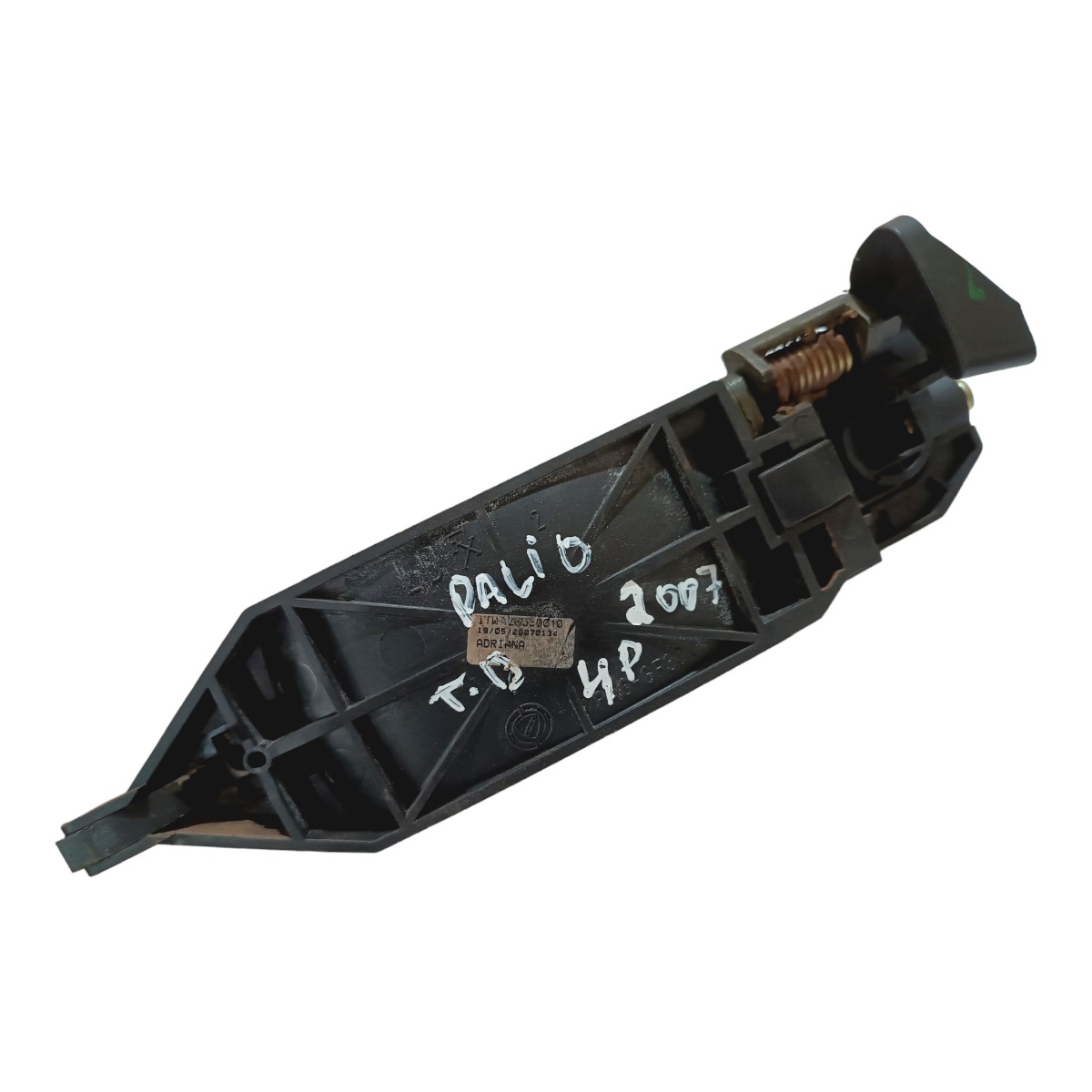 Maçaneta Externa Traseira Direita Fiat Palio 1.0  2005 2012 Preto Traseira 5