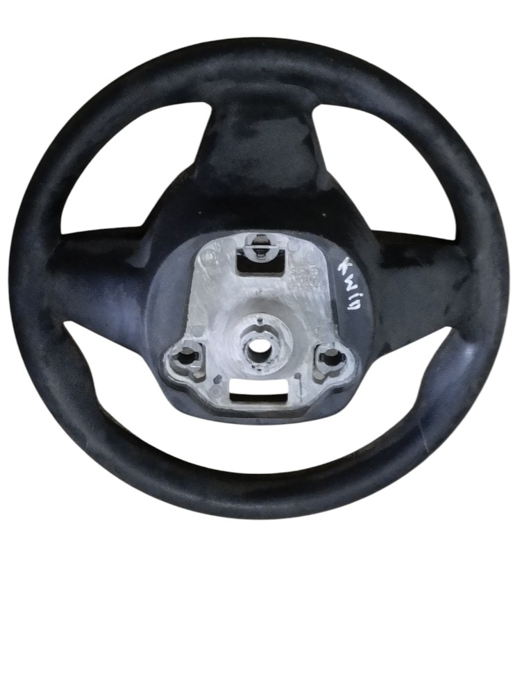 Volante Direção Renault Kwid 2019 2020 2021 2022 2023  Preto Cinza 7