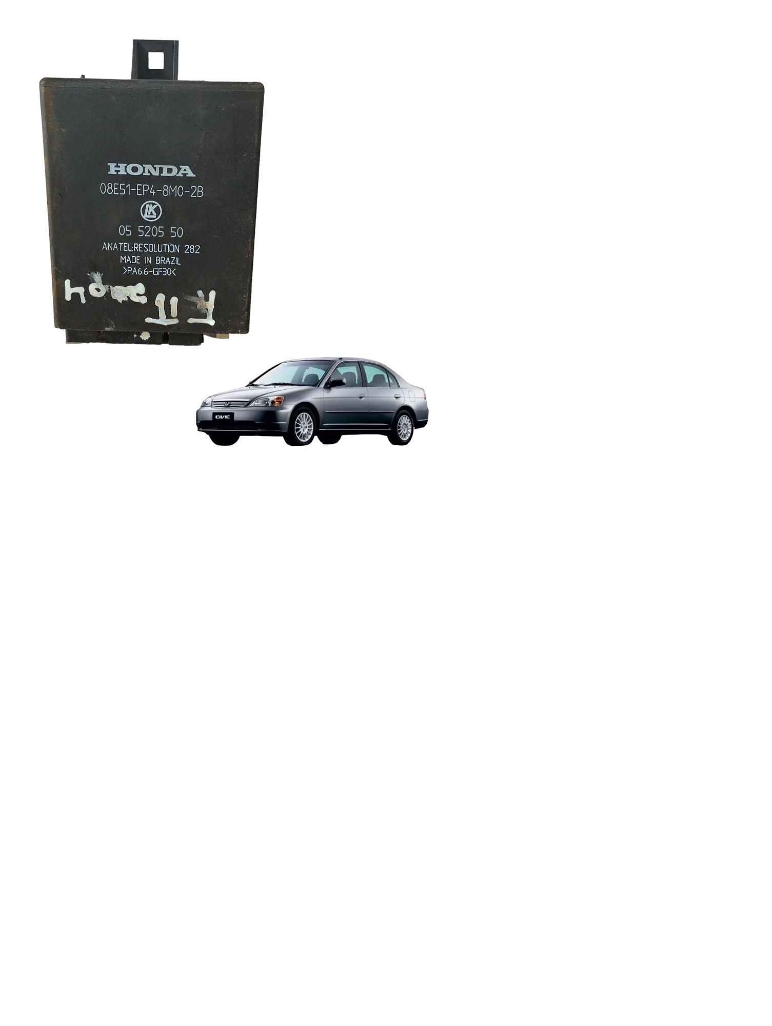 Módulo Conforto Honda Civic 1.7 2001 2002 2003 2004 05520550 1