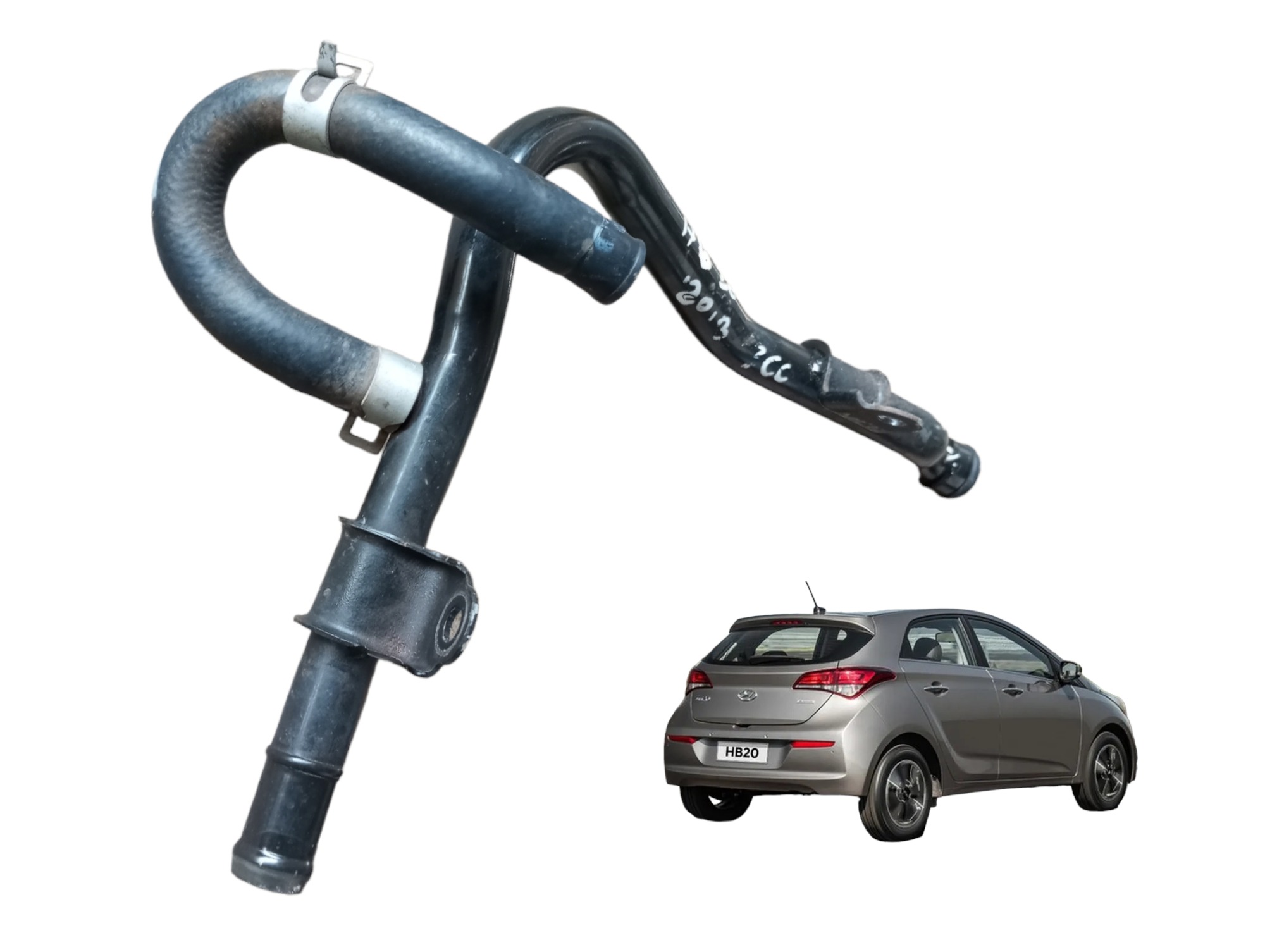 Tubo Cano Água Motor Hyundai Hb20 1.0 3cc 2016 2017 2018 1