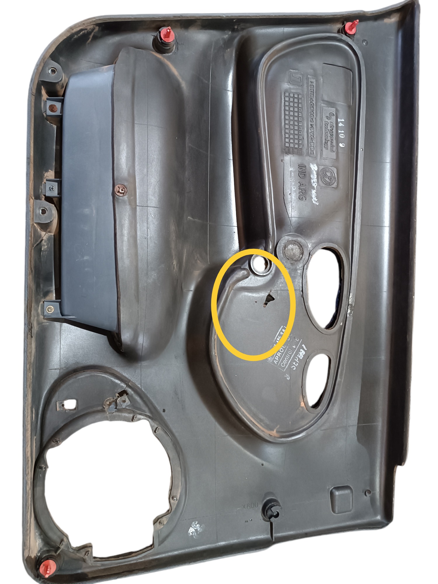 Forro Porta Dianteira Esquerda Fiat Siena 1.0 1999 2000 2001 2