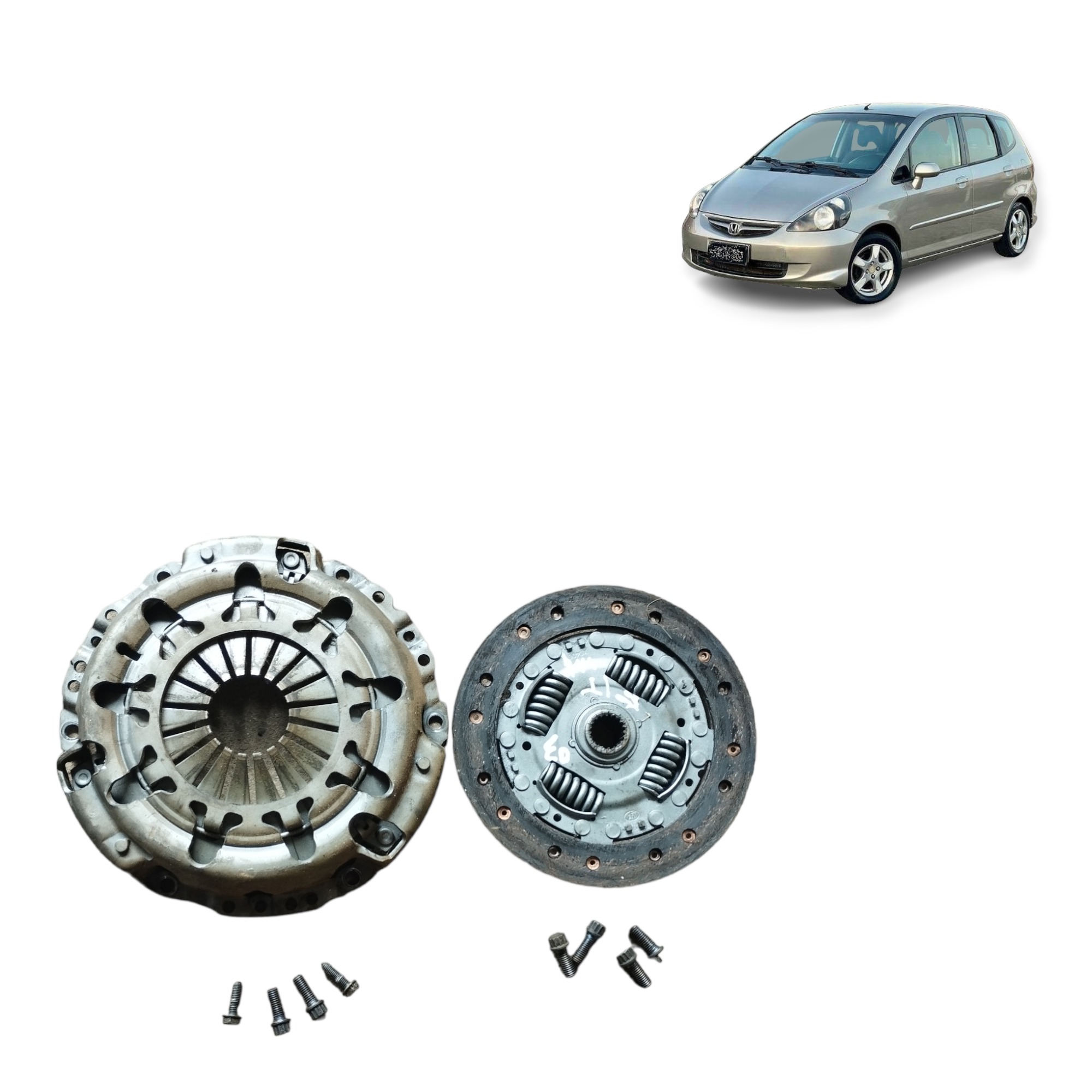 Kit Embreagem Honda Fit 1.4 8 Bobinas 2003 A 2007 Gasolina 5