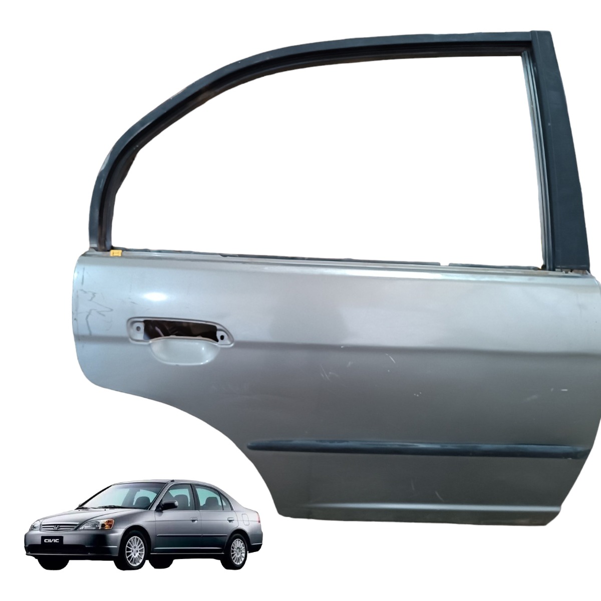 Porta Traseira Direita Honda Civic 1.7 2001 2002 2003 2004 1