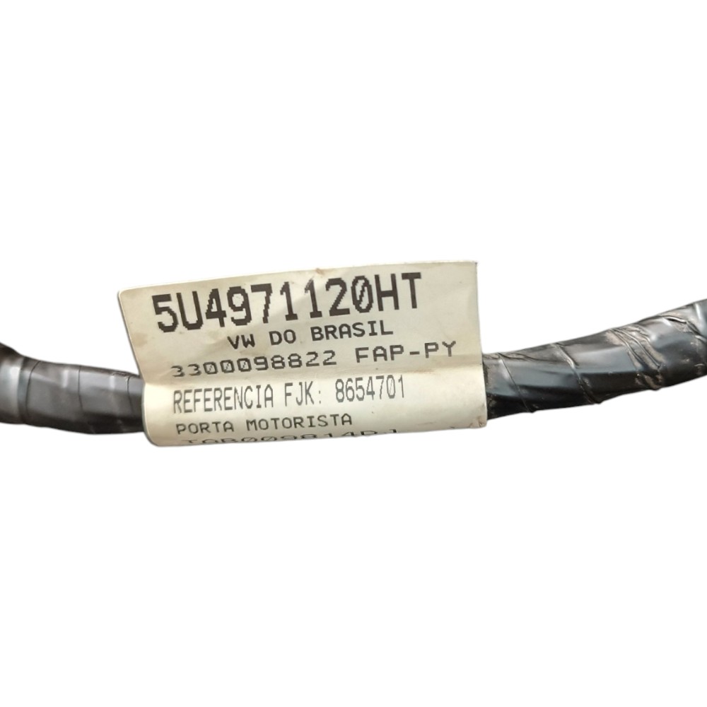 Chicote Porta Dianteira Esquerda Vw Gol G6 5u4971120ht 2013 6