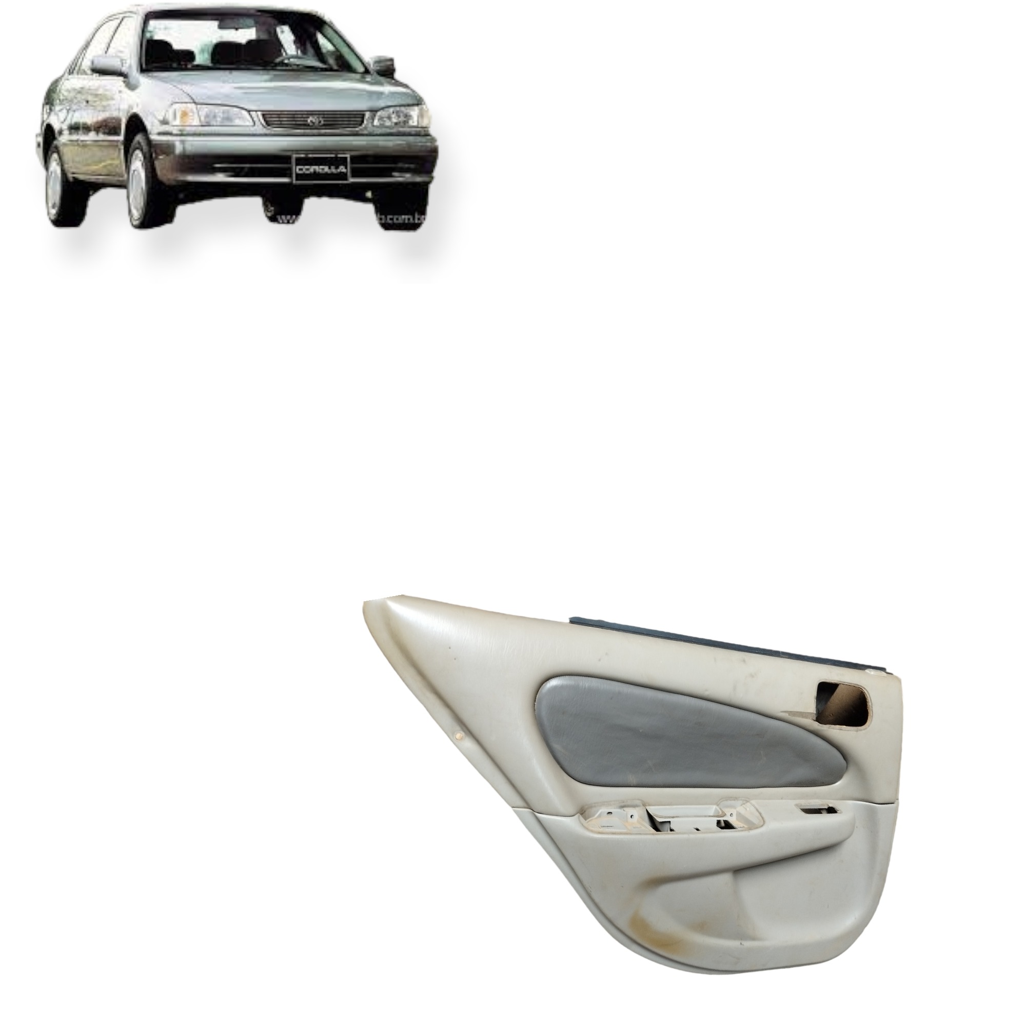 Forro De Porta Tras.esquerda Toyota Corolla 1.8 1998 2000 20 2