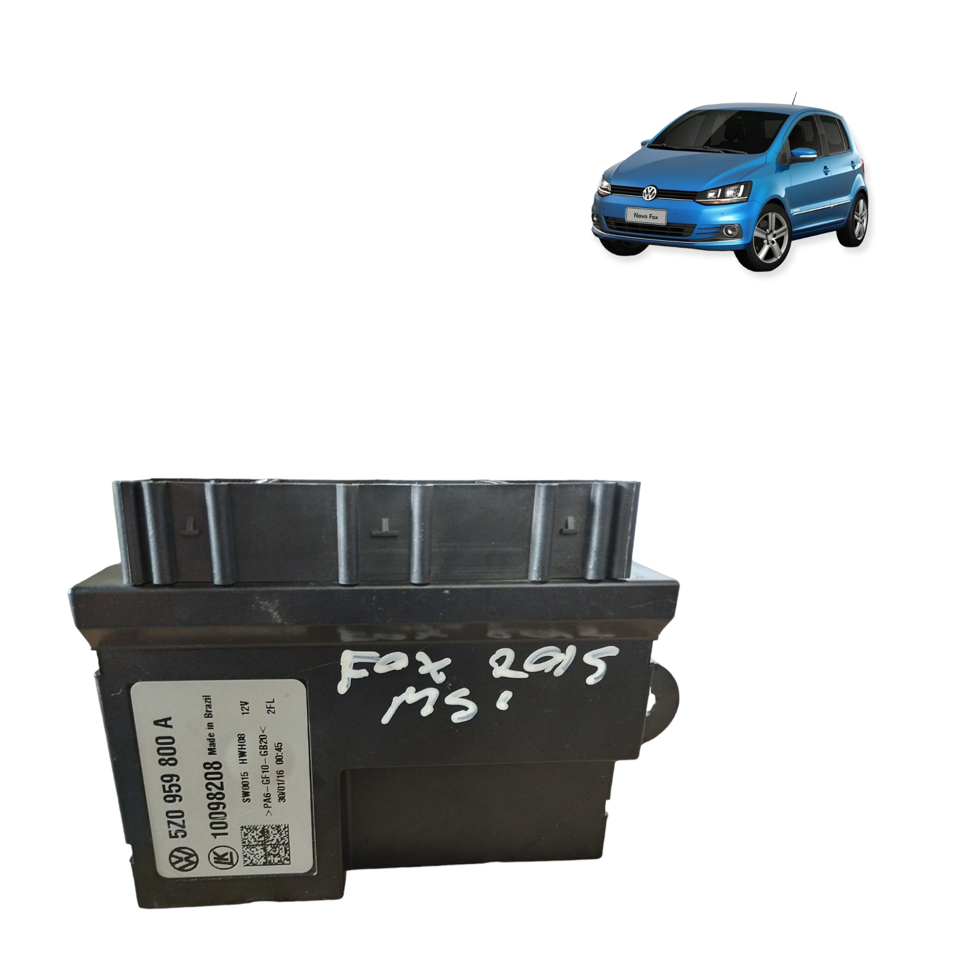 Módulo De Vidro Elétrico Fox Msi 1.6 16v 10098208 2016 1