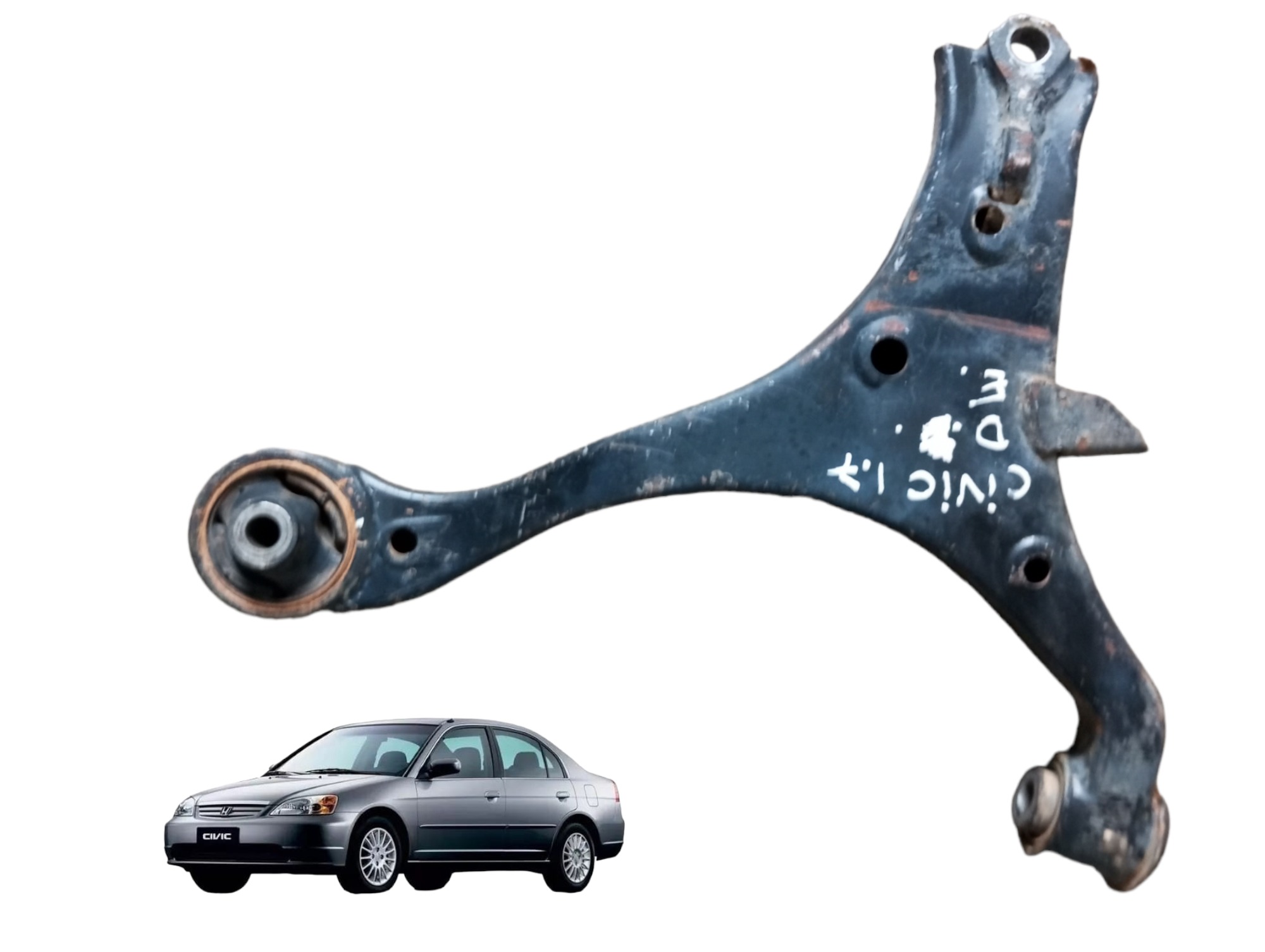 Bandeja Suspensão Dianteira Esquerda Honda Civic 1.7 2001/06