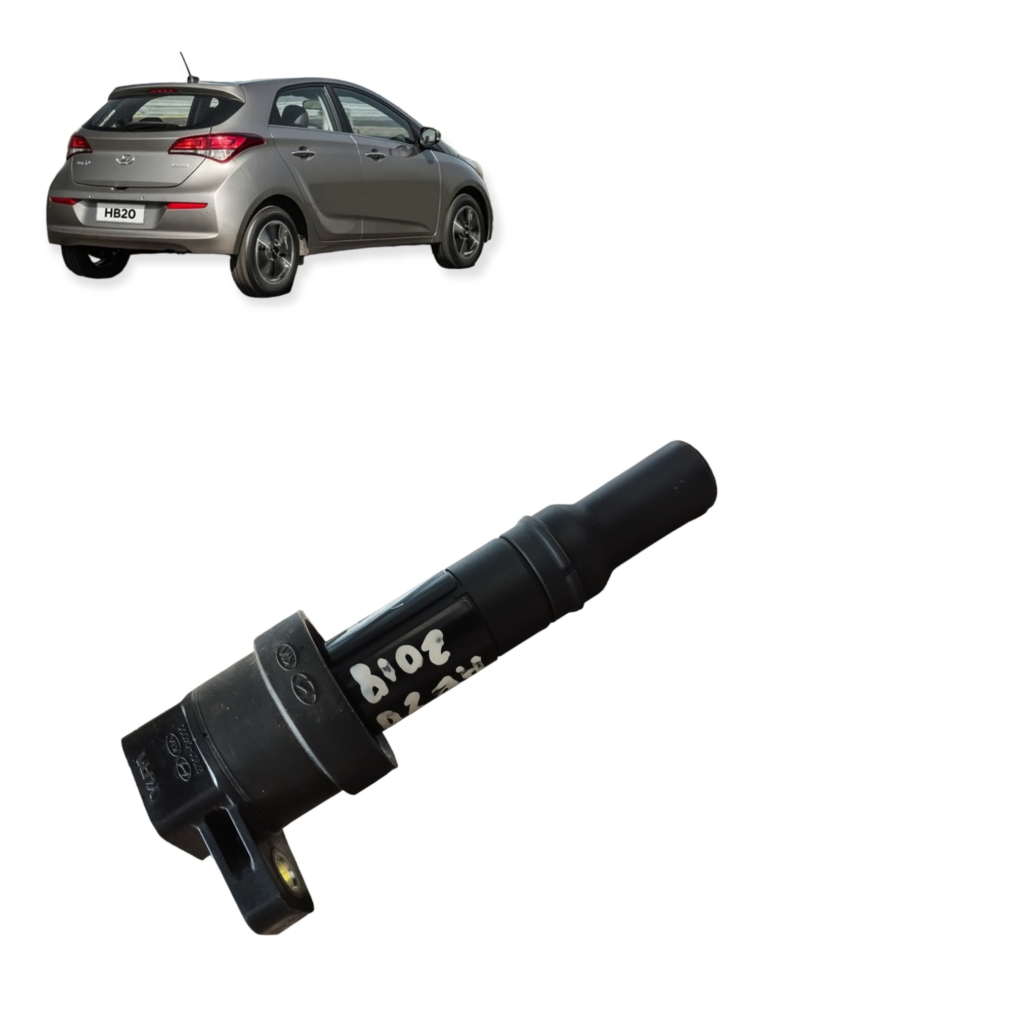 Bobina Igniçao Hyundai Hb20 1.0 Original 2016 A 2019 3cc