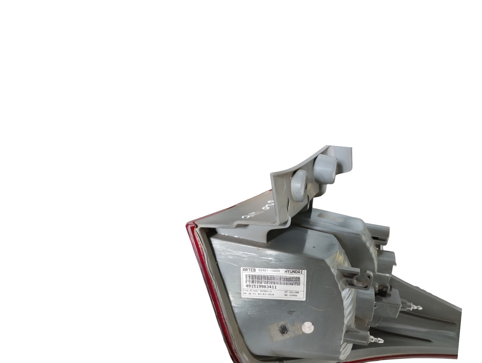 Lanterna Traseira Esquerda Hyundai Hb20 2016 2019 924011s0 Esquerdo Vermelho 4